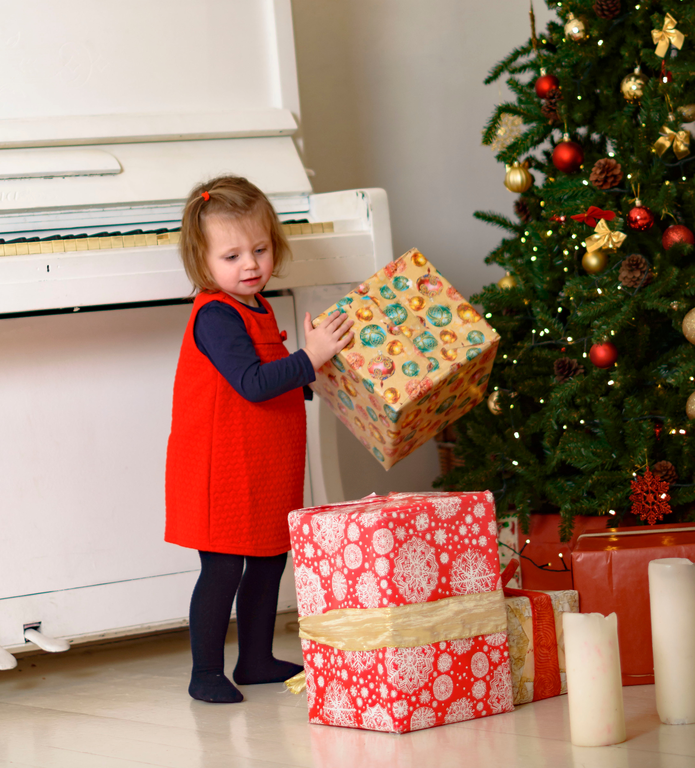Новый Год Аня+маляш. Кристина Кудрявцева Фотограф в Москве