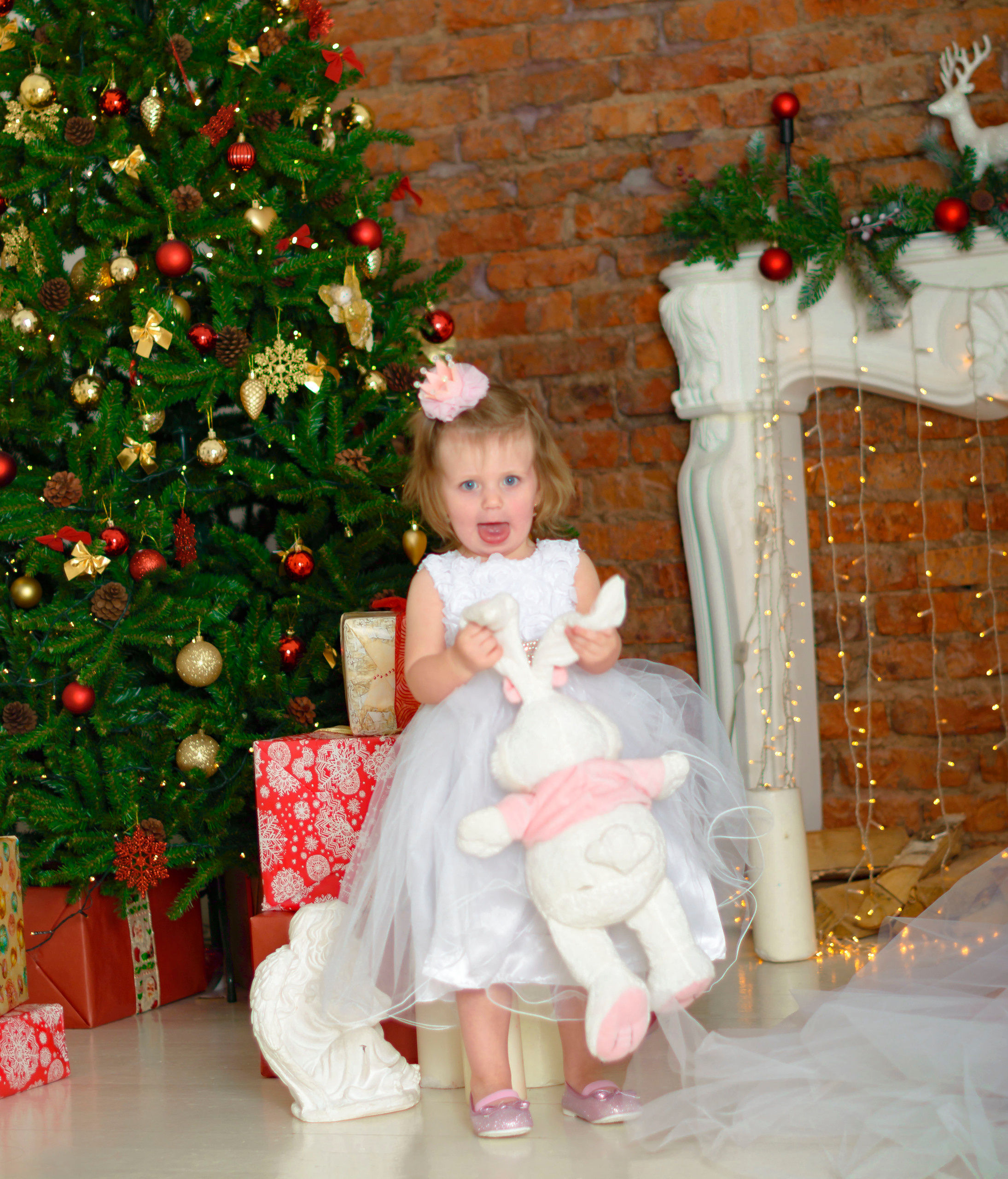 Новый Год Аня+маляш. Кристина Кудрявцева Фотограф в Москве