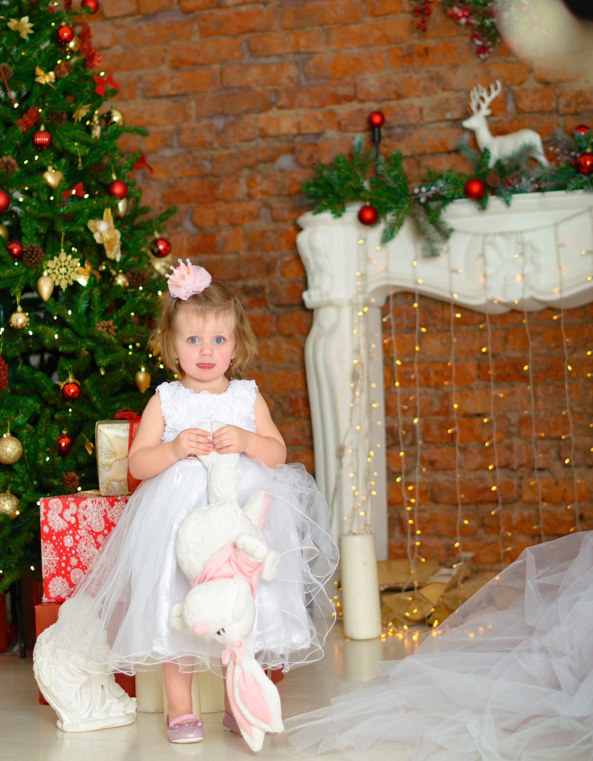 Новый Год Аня+маляш. Кристина Кудрявцева Фотограф в Москве