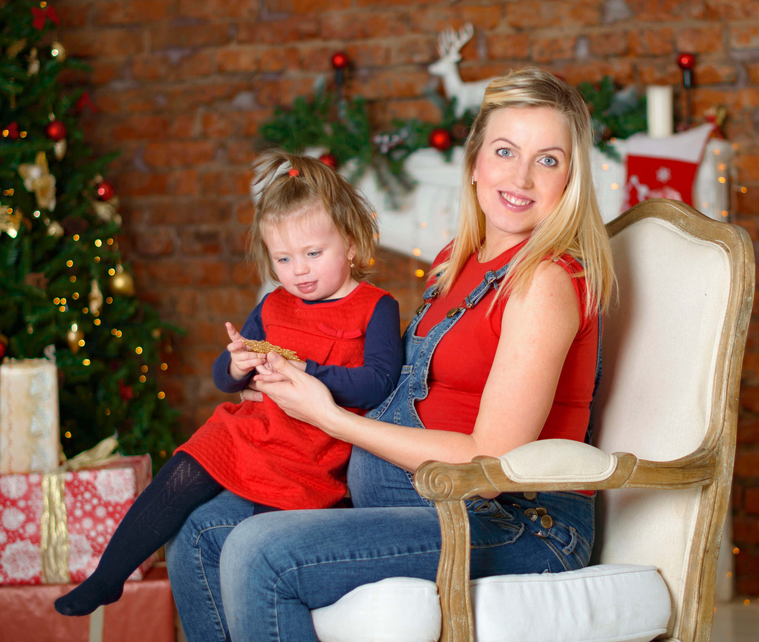 Новый Год Аня+маляш. Кристина Кудрявцева Фотограф в Москве