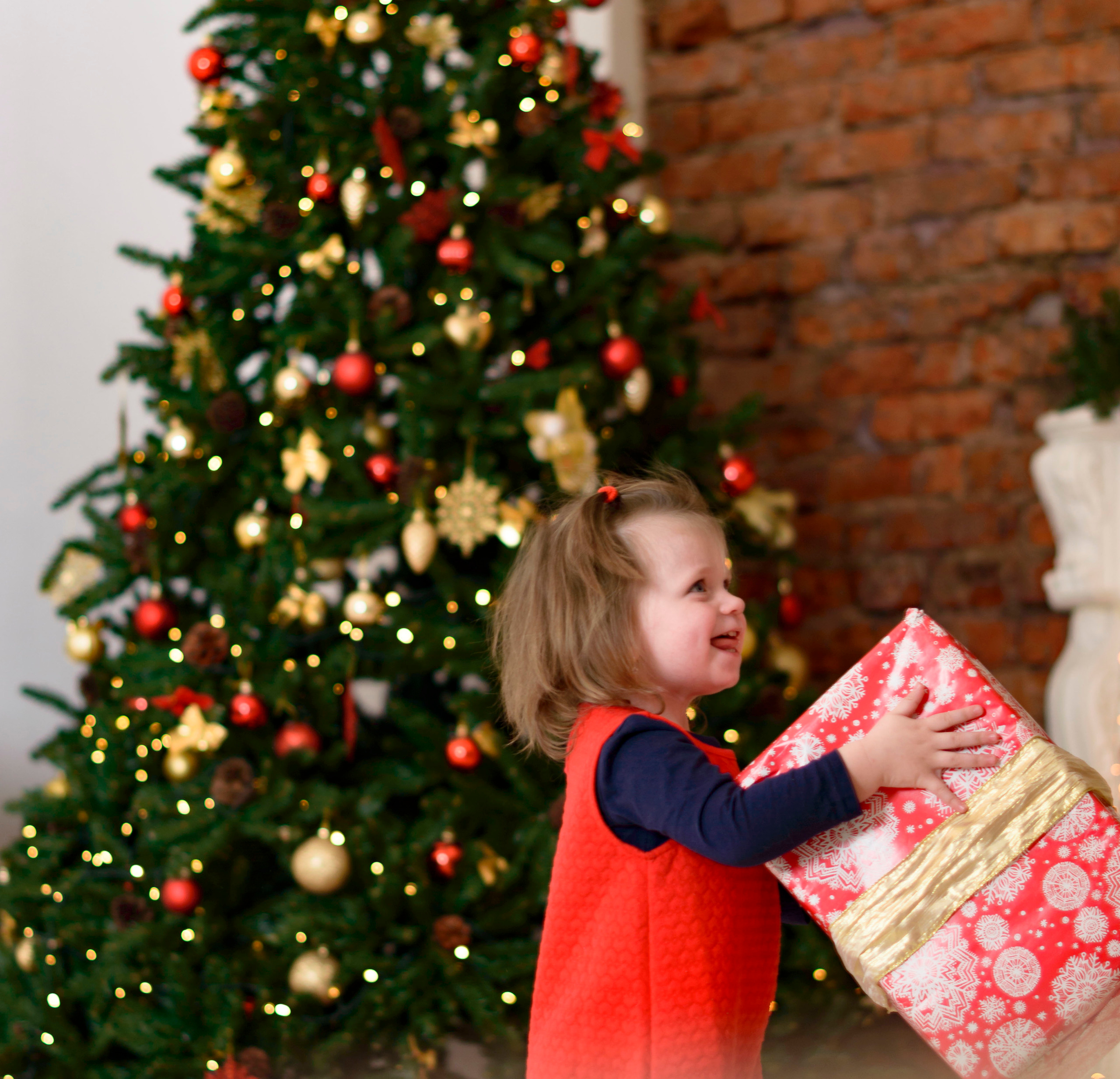 Новый Год Аня+маляш. Кристина Кудрявцева Фотограф в Москве