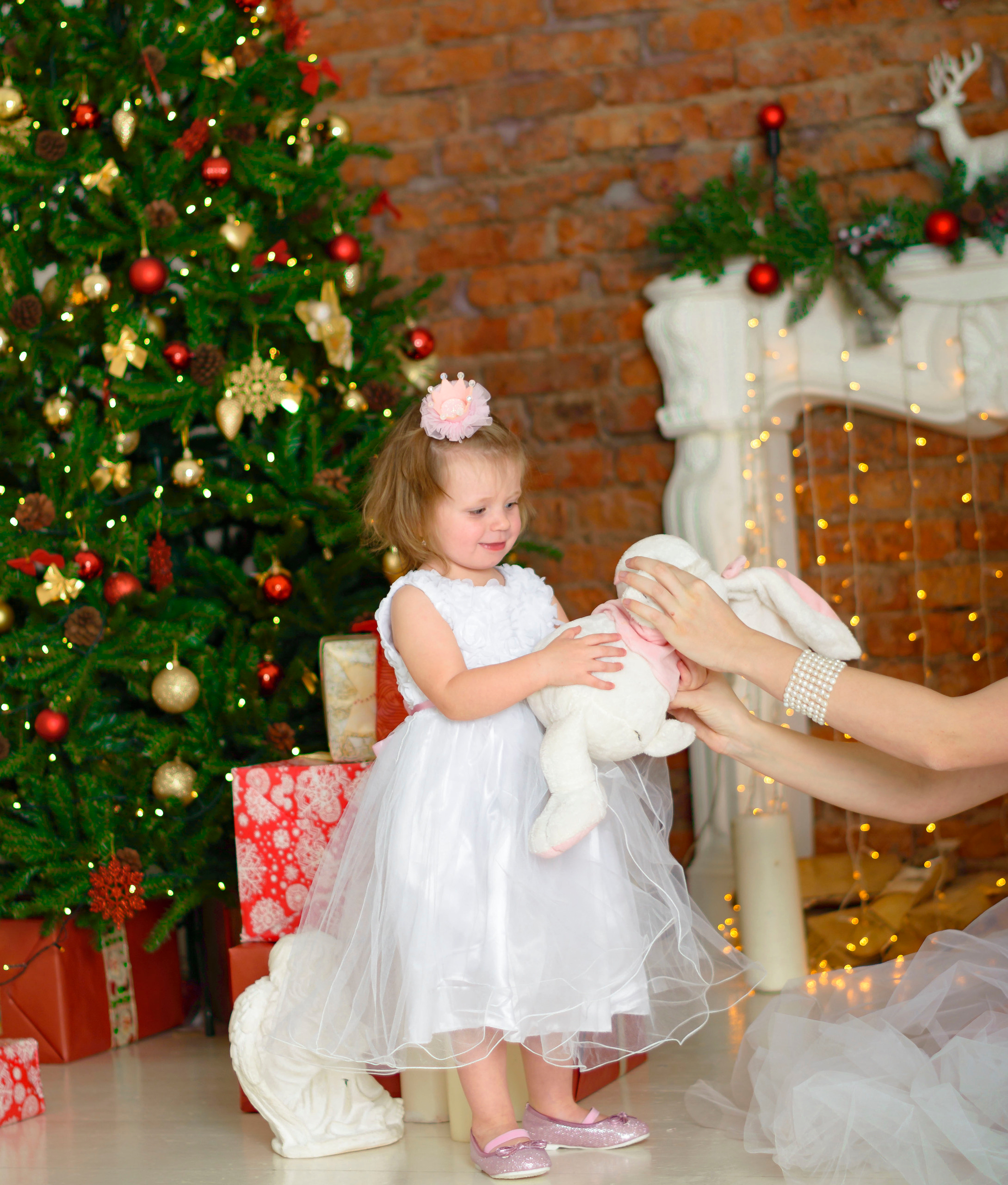 Новый Год Аня+маляш. Кристина Кудрявцева Фотограф в Москве