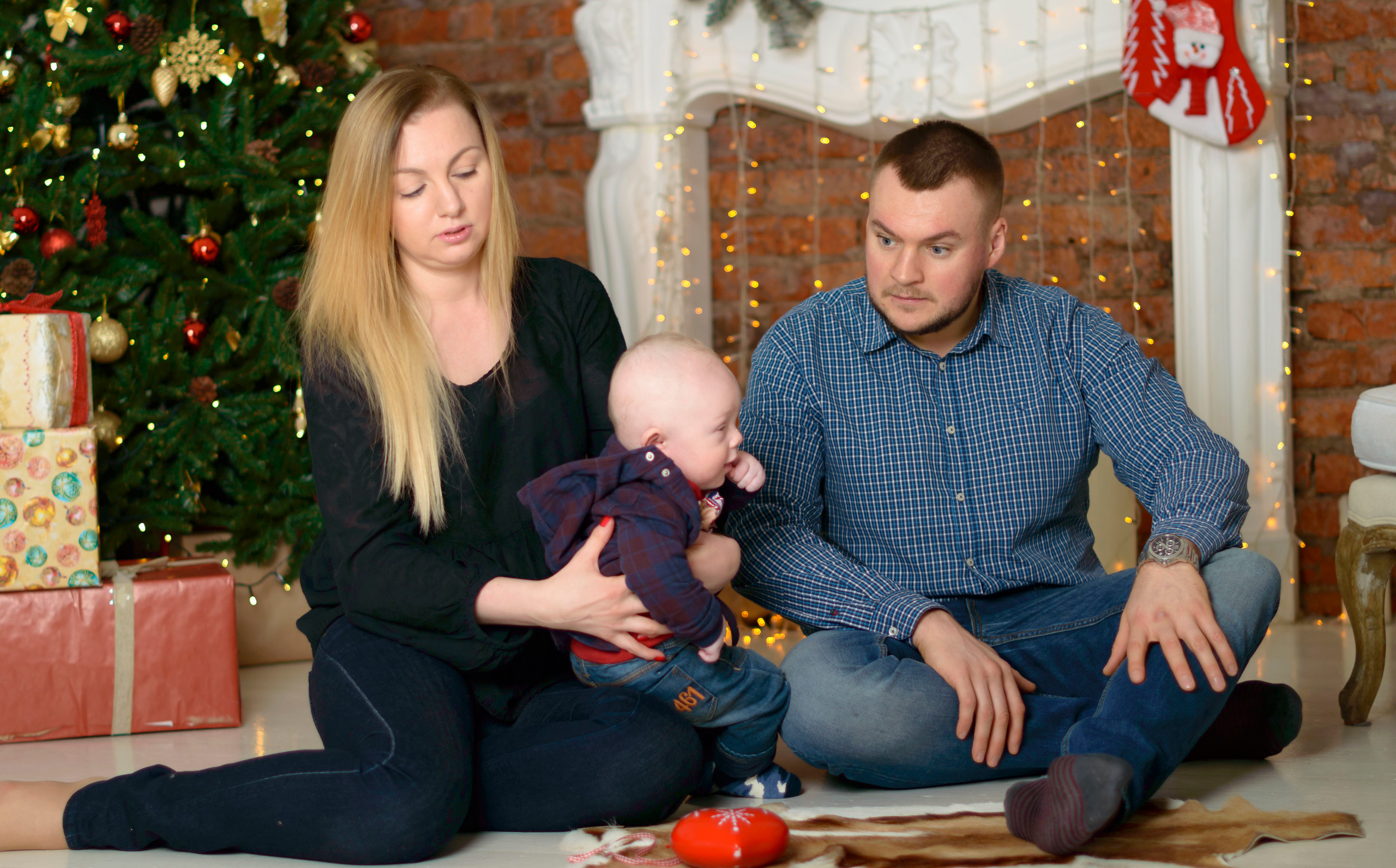 Новый Год О'Студиос Семья. Кристина Кудрявцева Фотограф в Москве