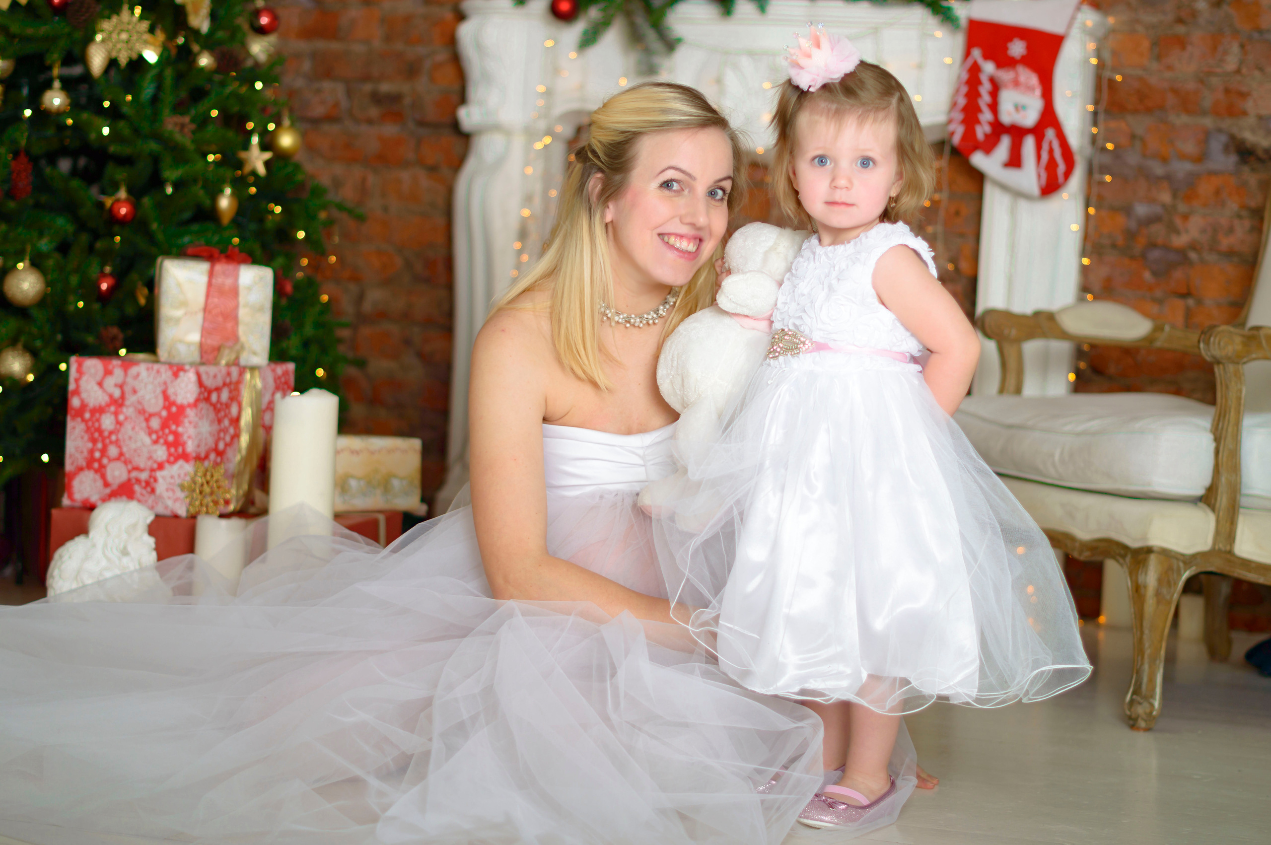 Новый Год Аня+маляш. Кристина Кудрявцева Фотограф в Москве