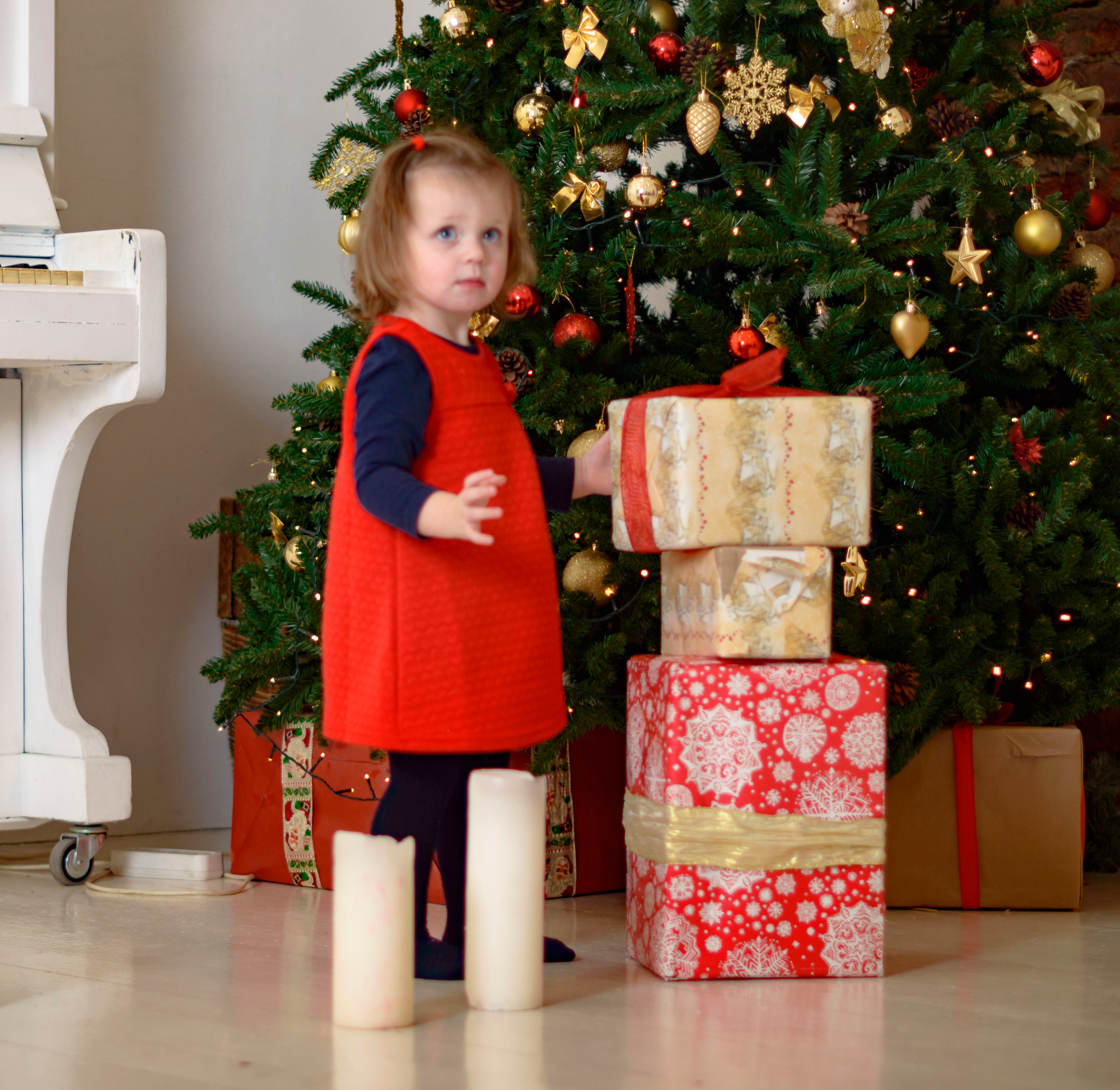 Новый Год Аня+маляш. Кристина Кудрявцева Фотограф в Москве