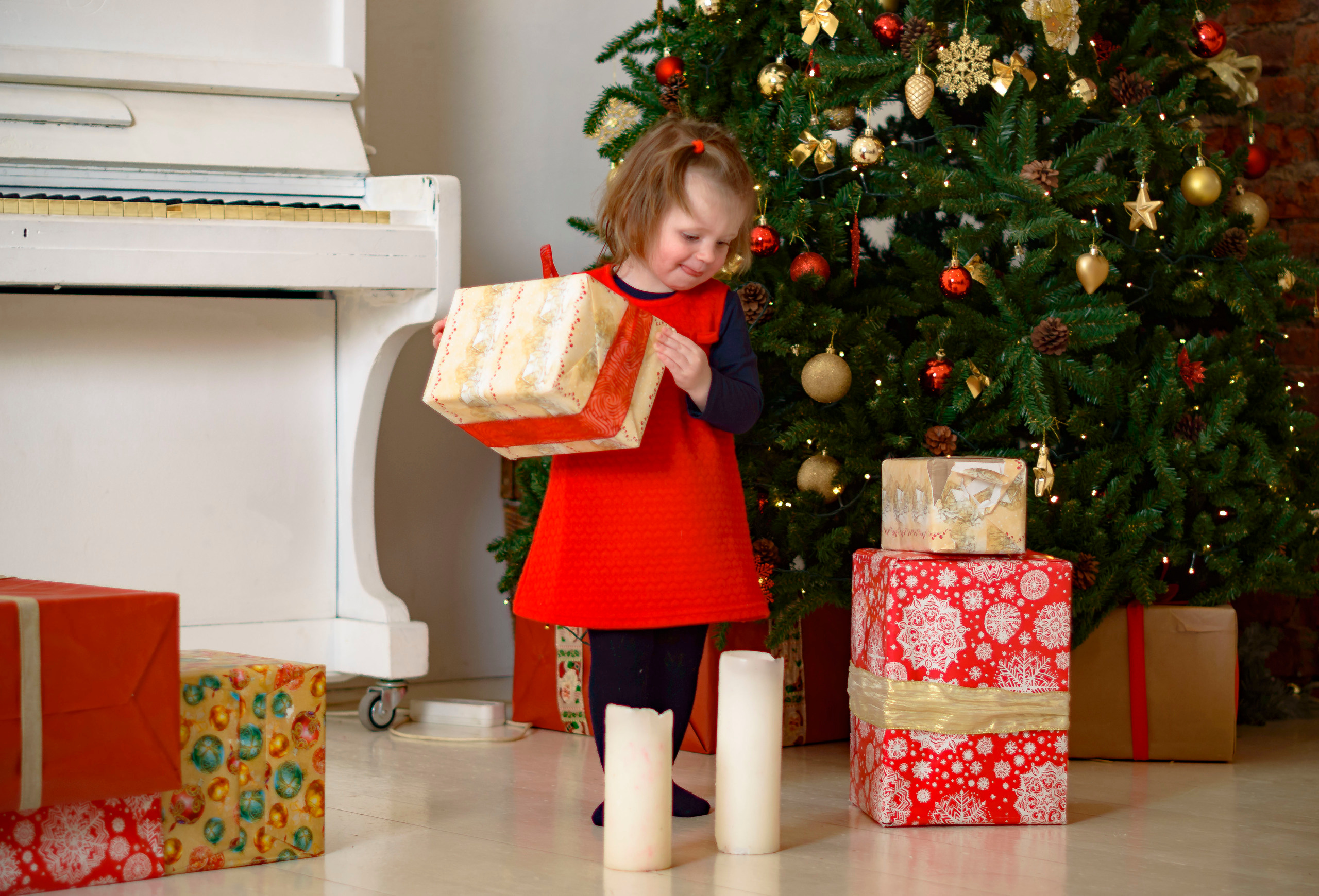 Новый Год Аня+маляш. Кристина Кудрявцева Фотограф в Москве