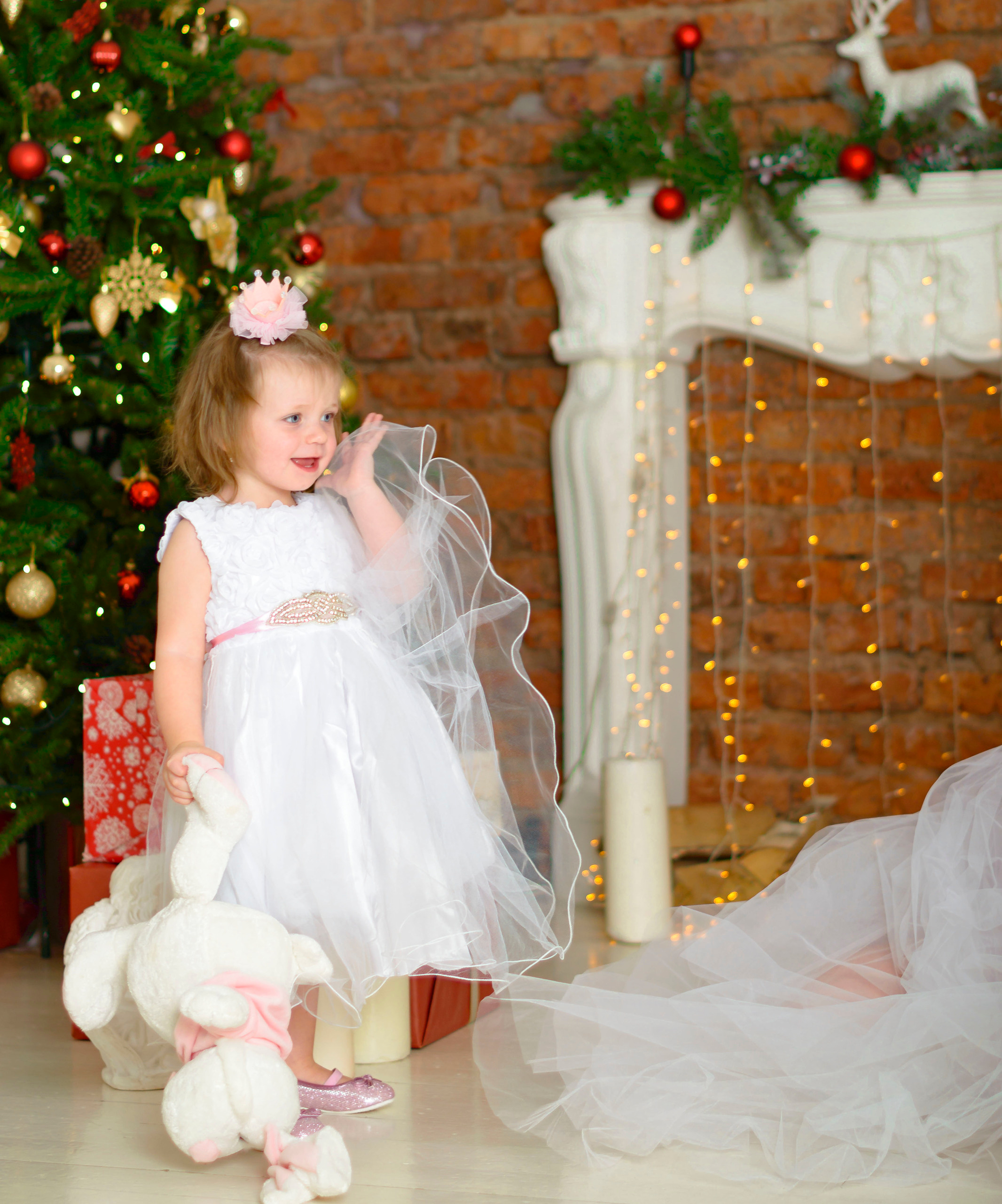 Новый Год Аня+маляш. Кристина Кудрявцева Фотограф в Москве