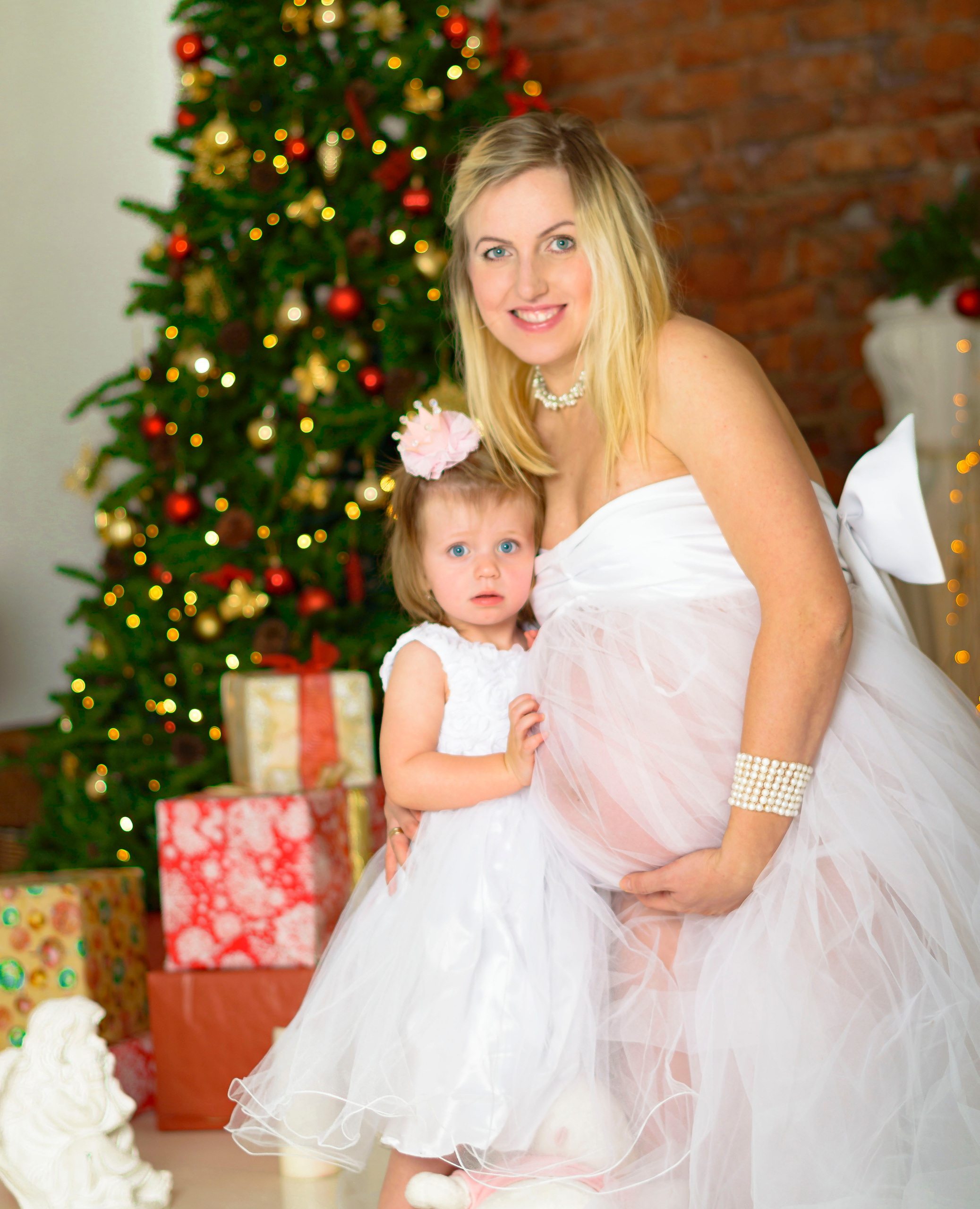 Новый Год Аня+маляш. Кристина Кудрявцева Фотограф в Москве