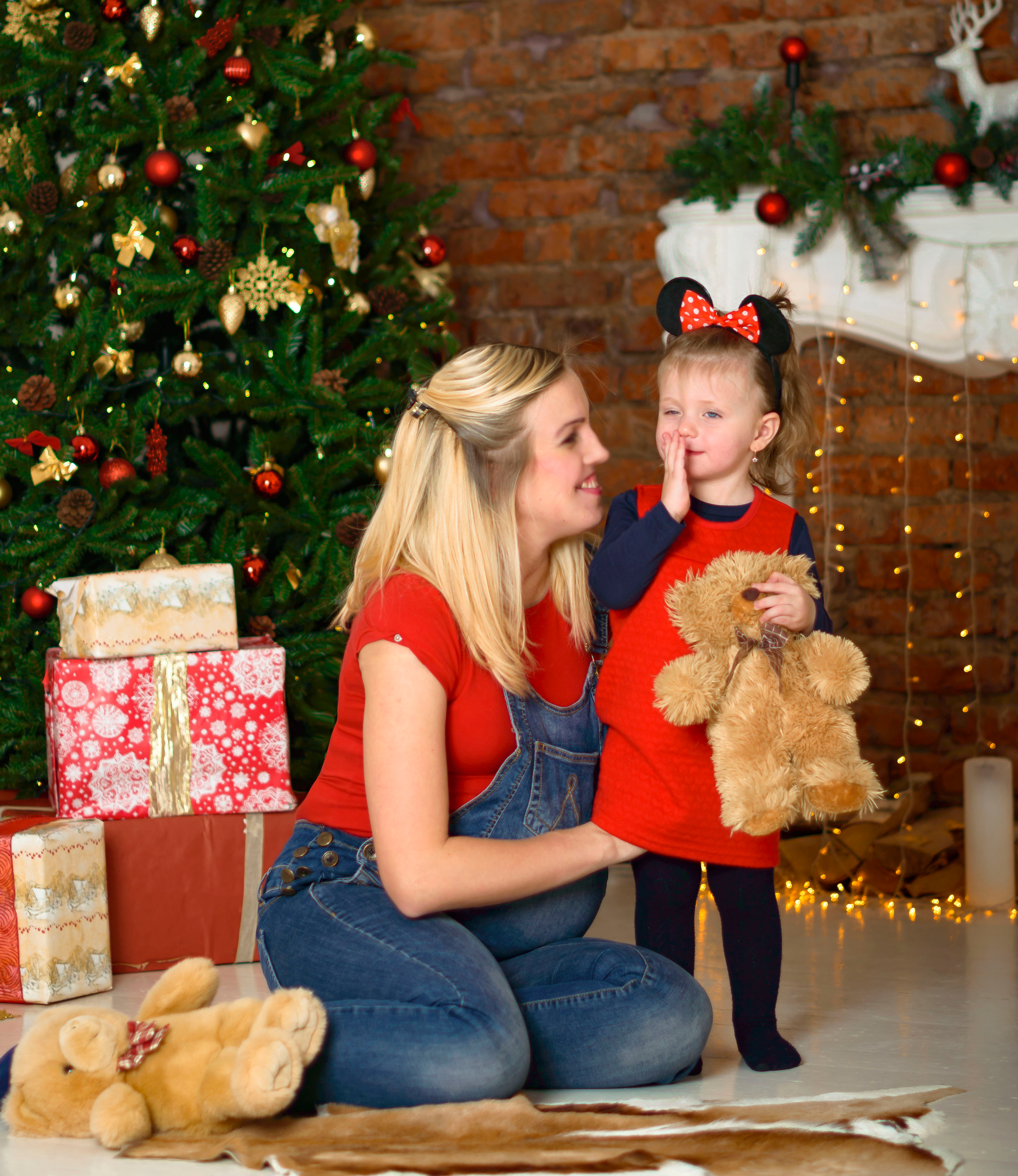 Новый Год Аня+маляш. Кристина Кудрявцева Фотограф в Москве