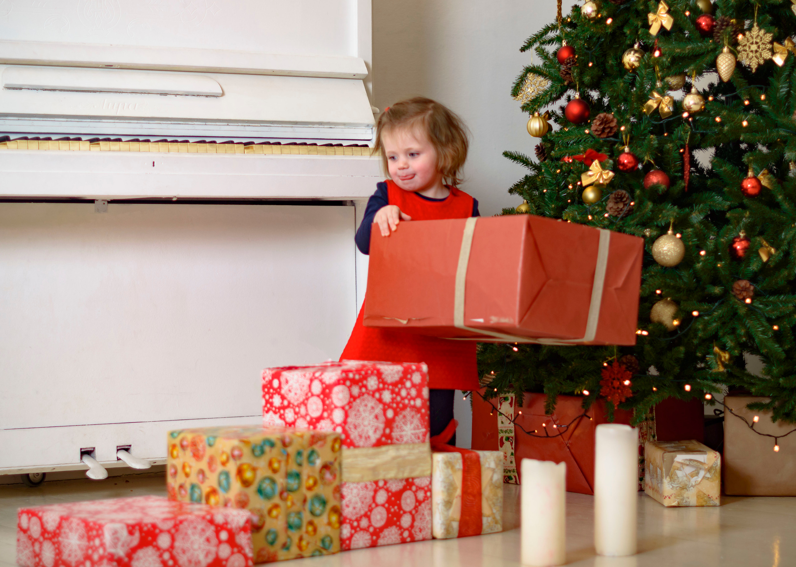 Новый Год Аня+маляш. Кристина Кудрявцева Фотограф в Москве