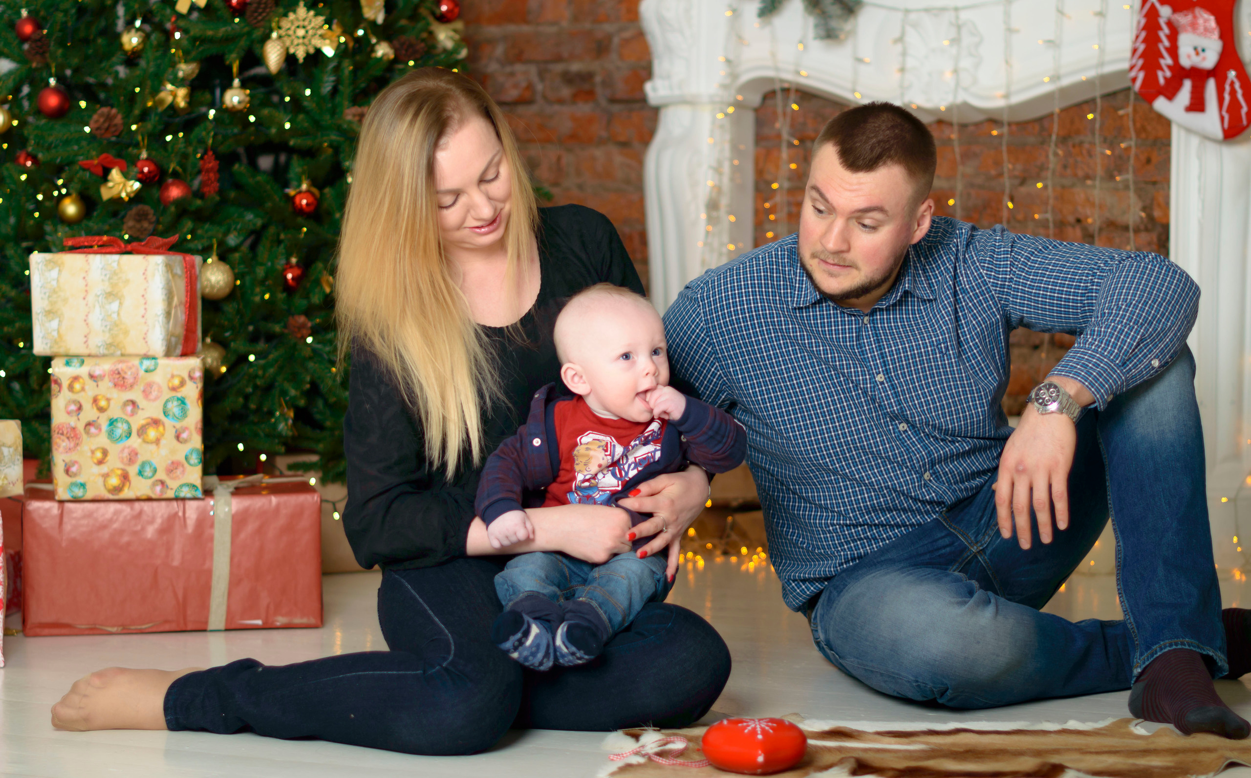 Новый Год О'Студиос Семья. Кристина Кудрявцева Фотограф в Москве