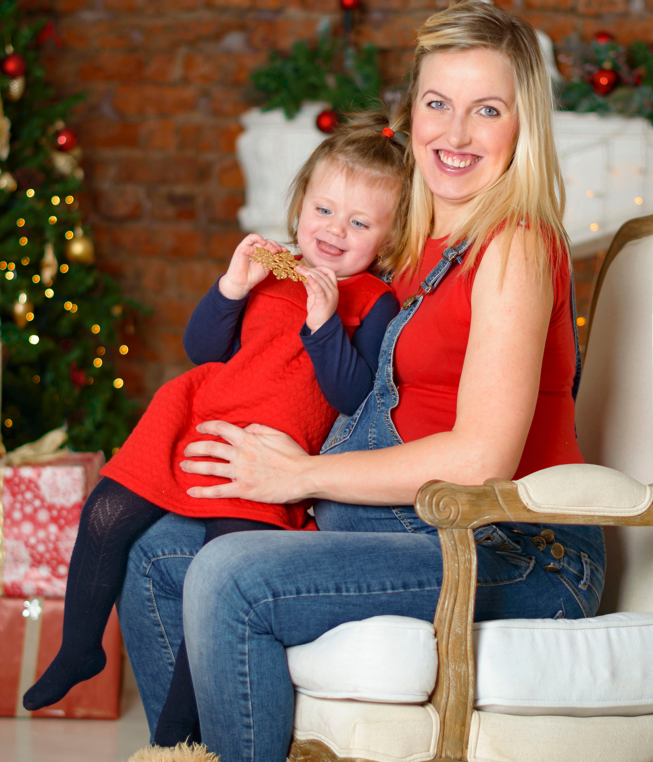 Новый Год Аня+маляш. Кристина Кудрявцева Фотограф в Москве