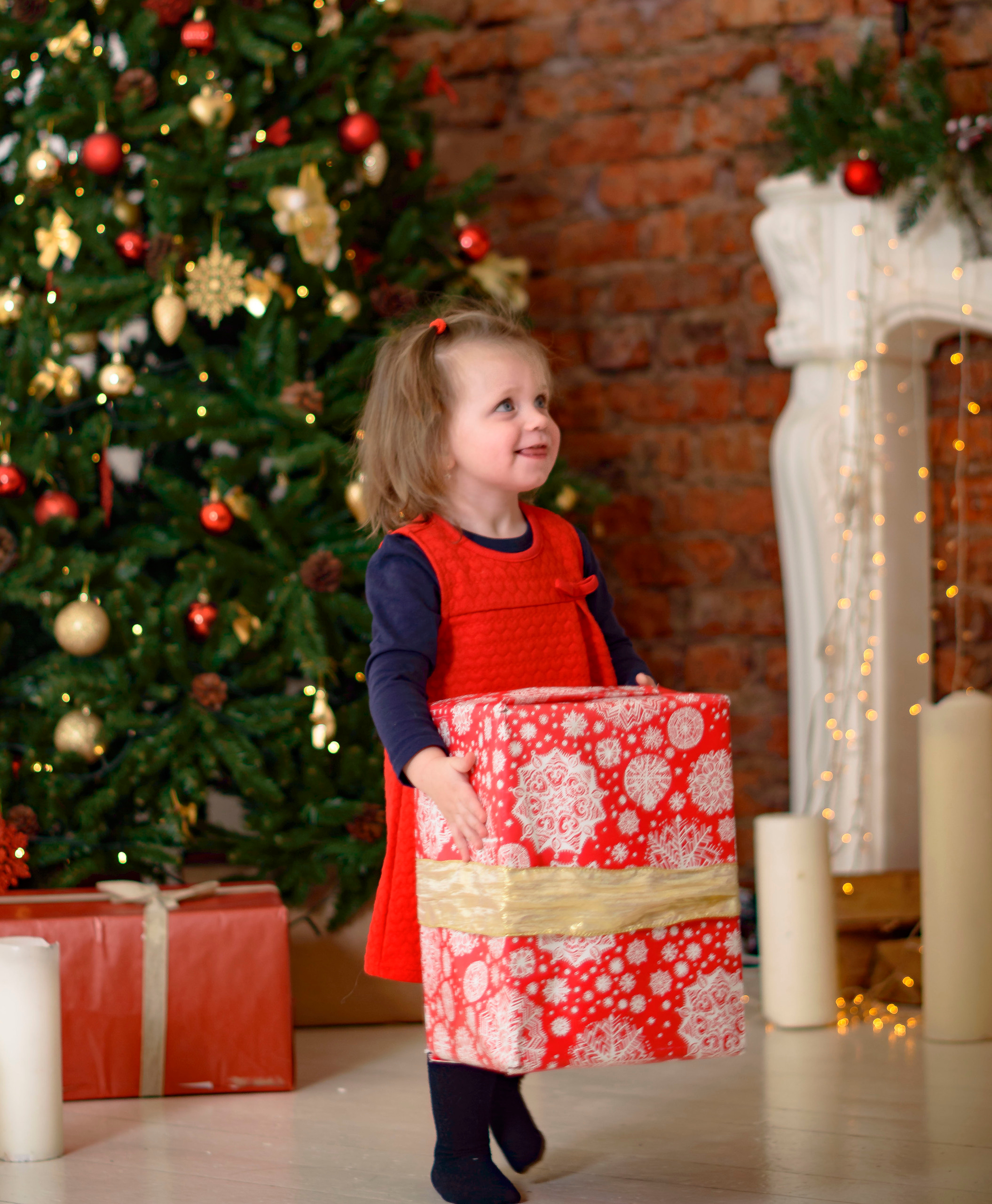 Новый Год Аня+маляш. Кристина Кудрявцева Фотограф в Москве