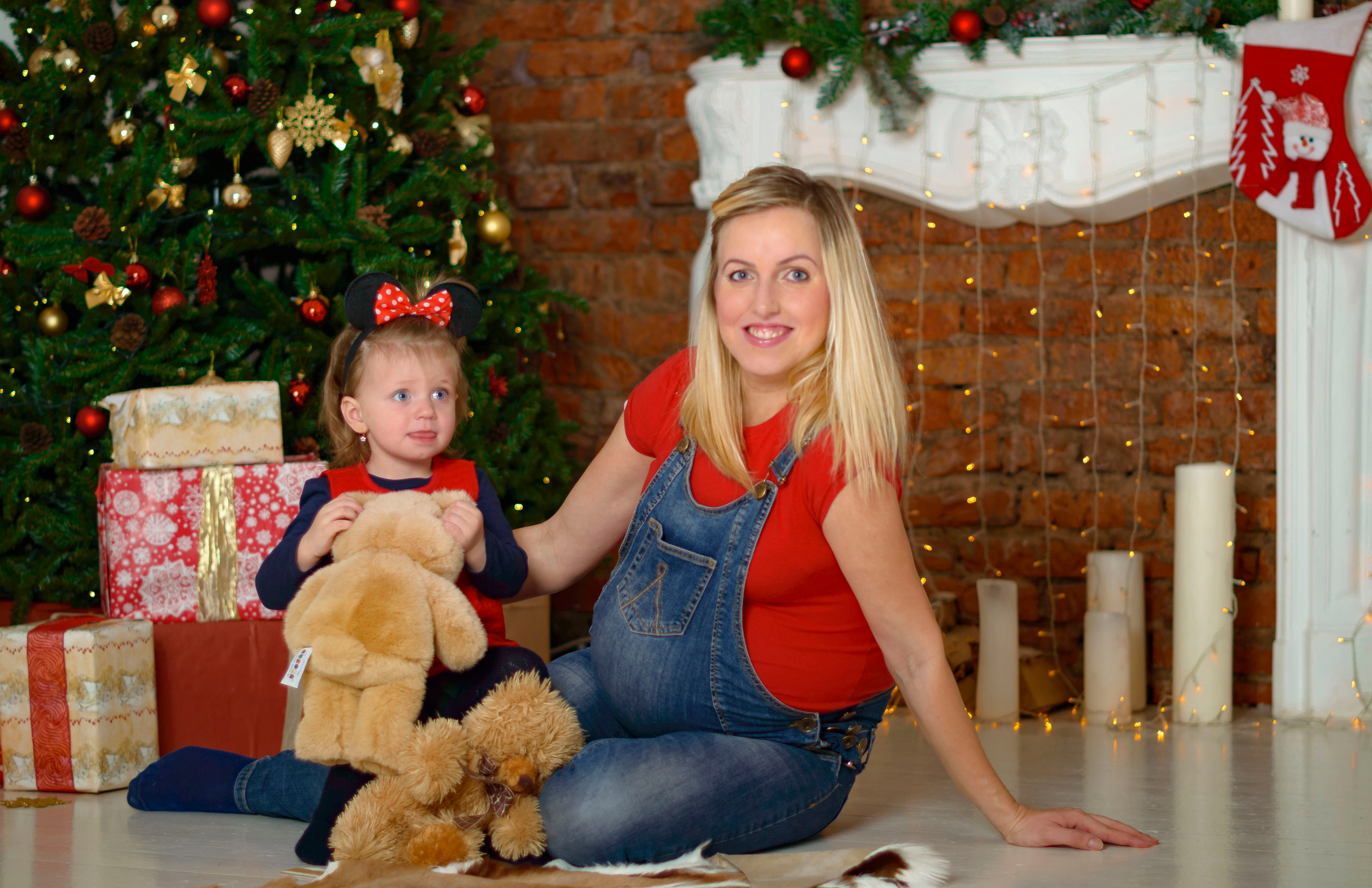 Новый Год Аня+маляш. Кристина Кудрявцева Фотограф в Москве