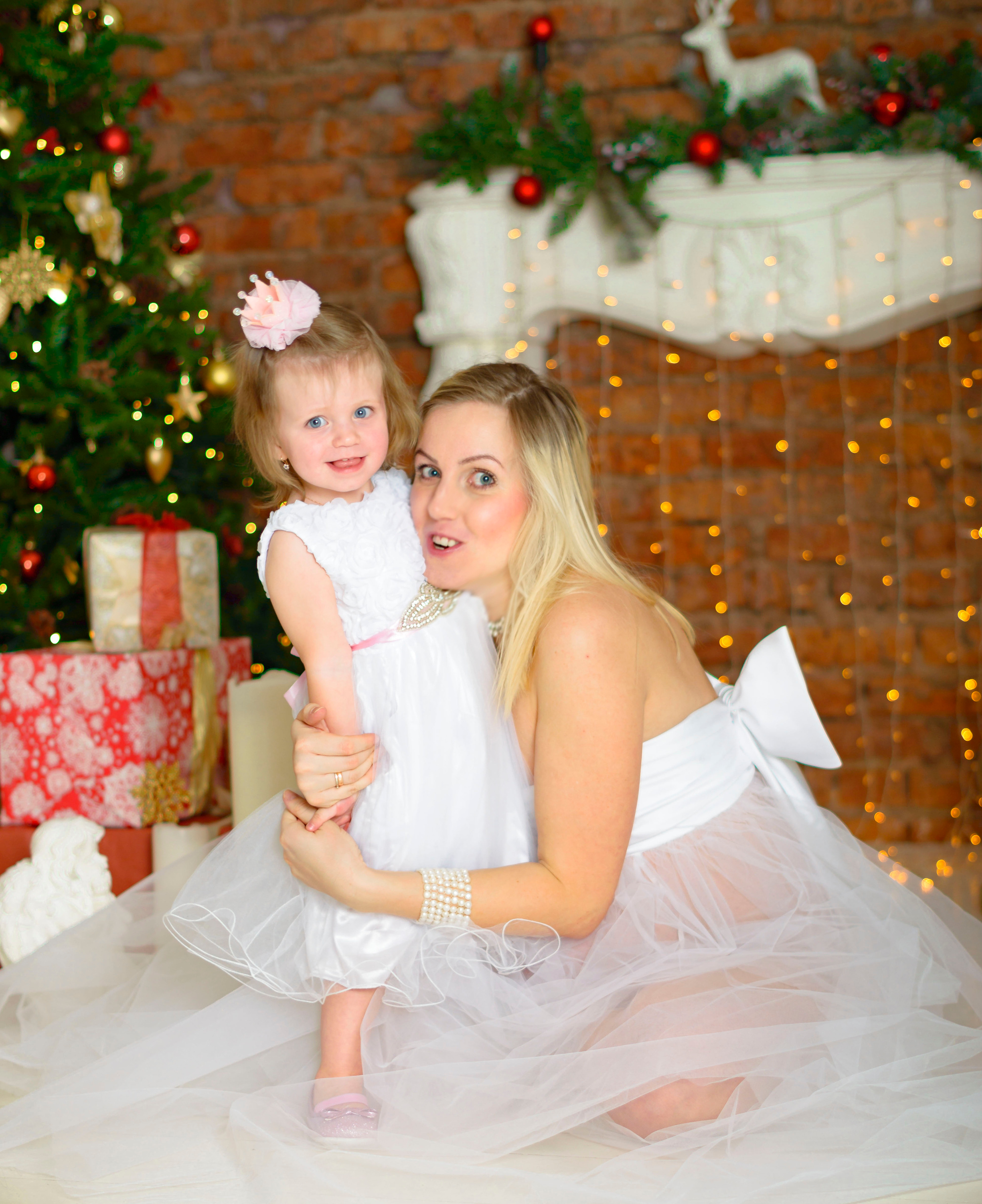 Новый Год Аня+маляш. Кристина Кудрявцева Фотограф в Москве