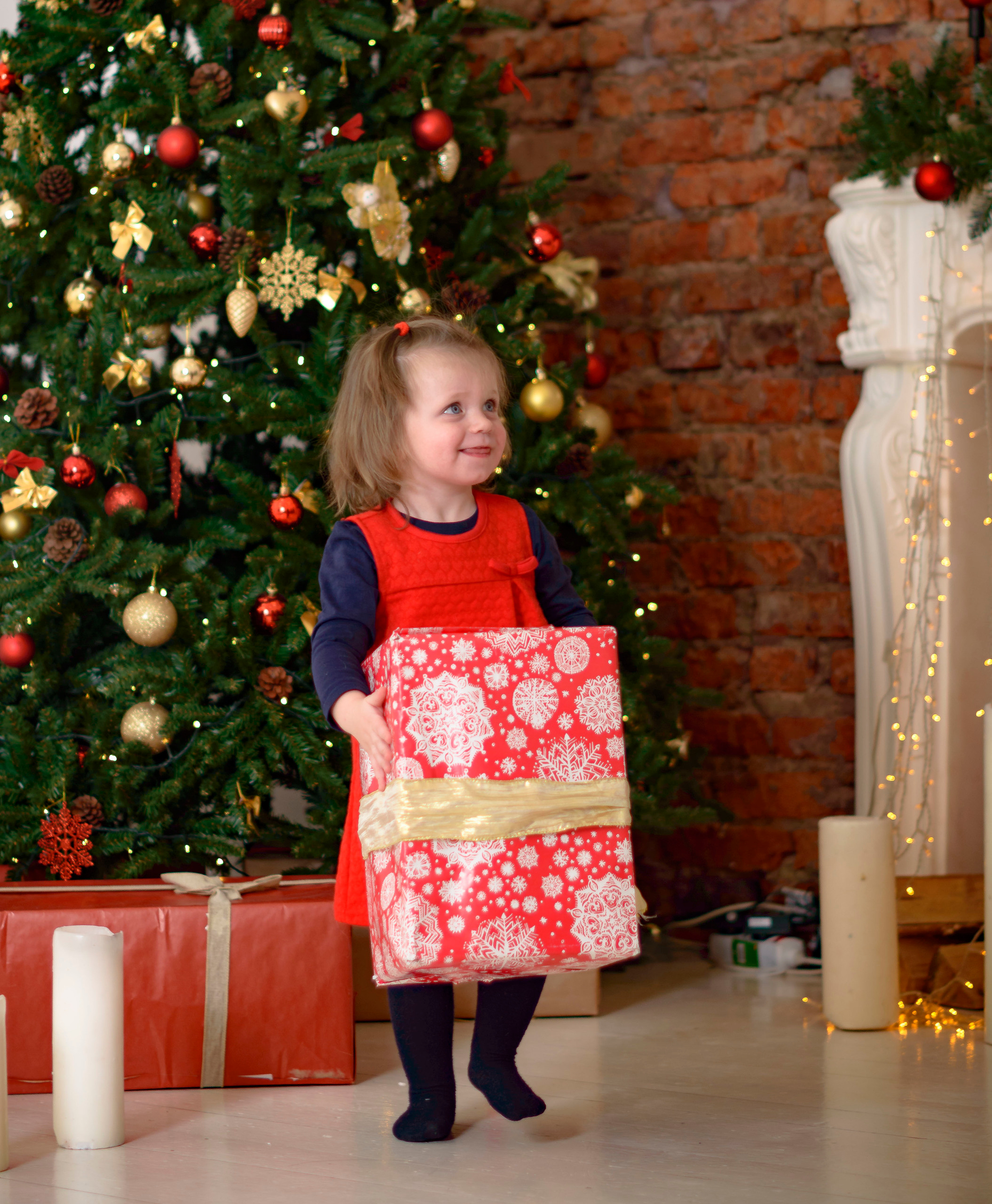 Новый Год Аня+маляш. Кристина Кудрявцева Фотограф в Москве