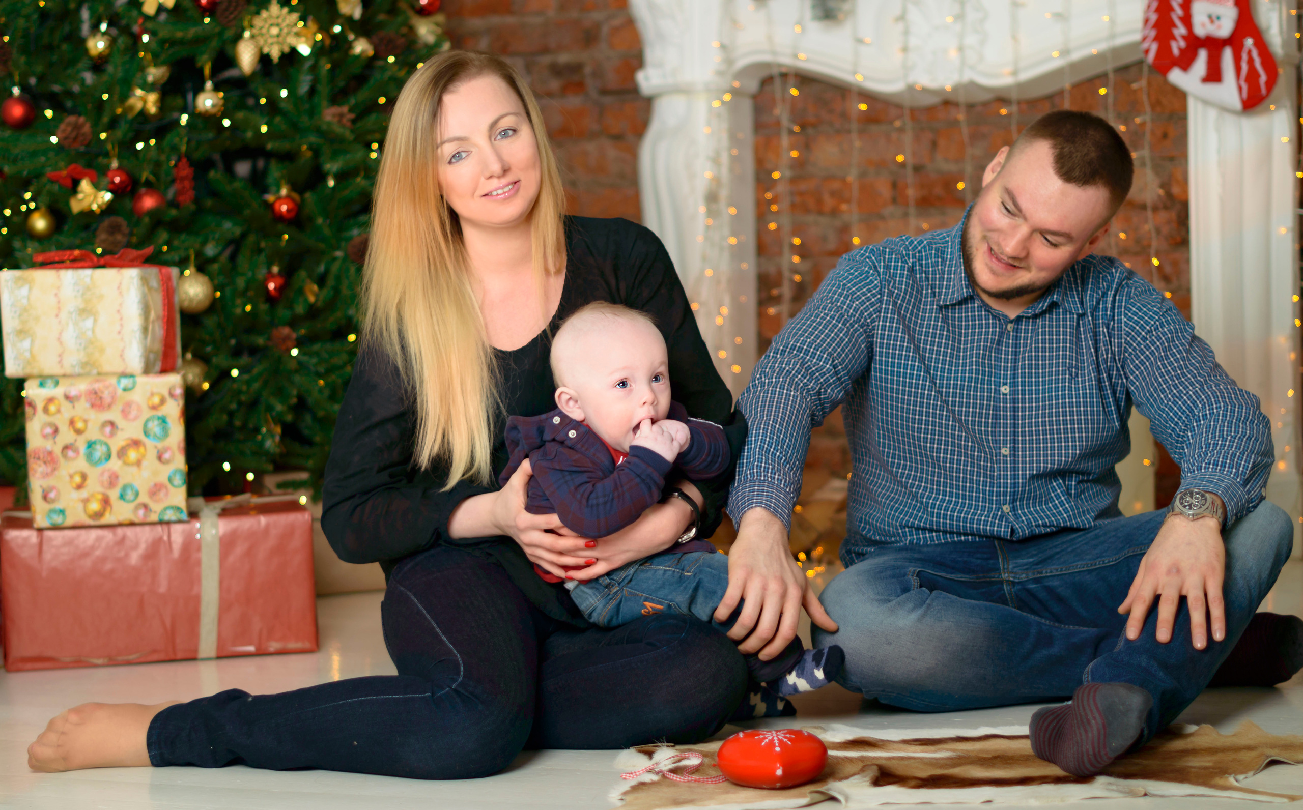 Новый Год О'Студиос Семья. Кристина Кудрявцева Фотограф в Москве