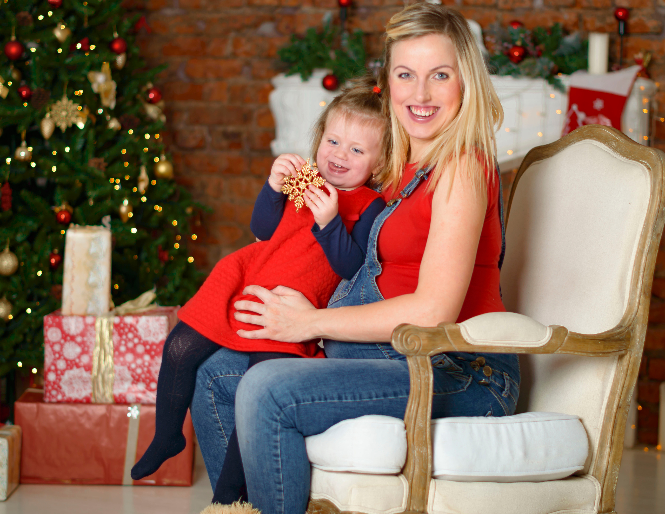 Новый Год Аня+маляш. Кристина Кудрявцева Фотограф в Москве