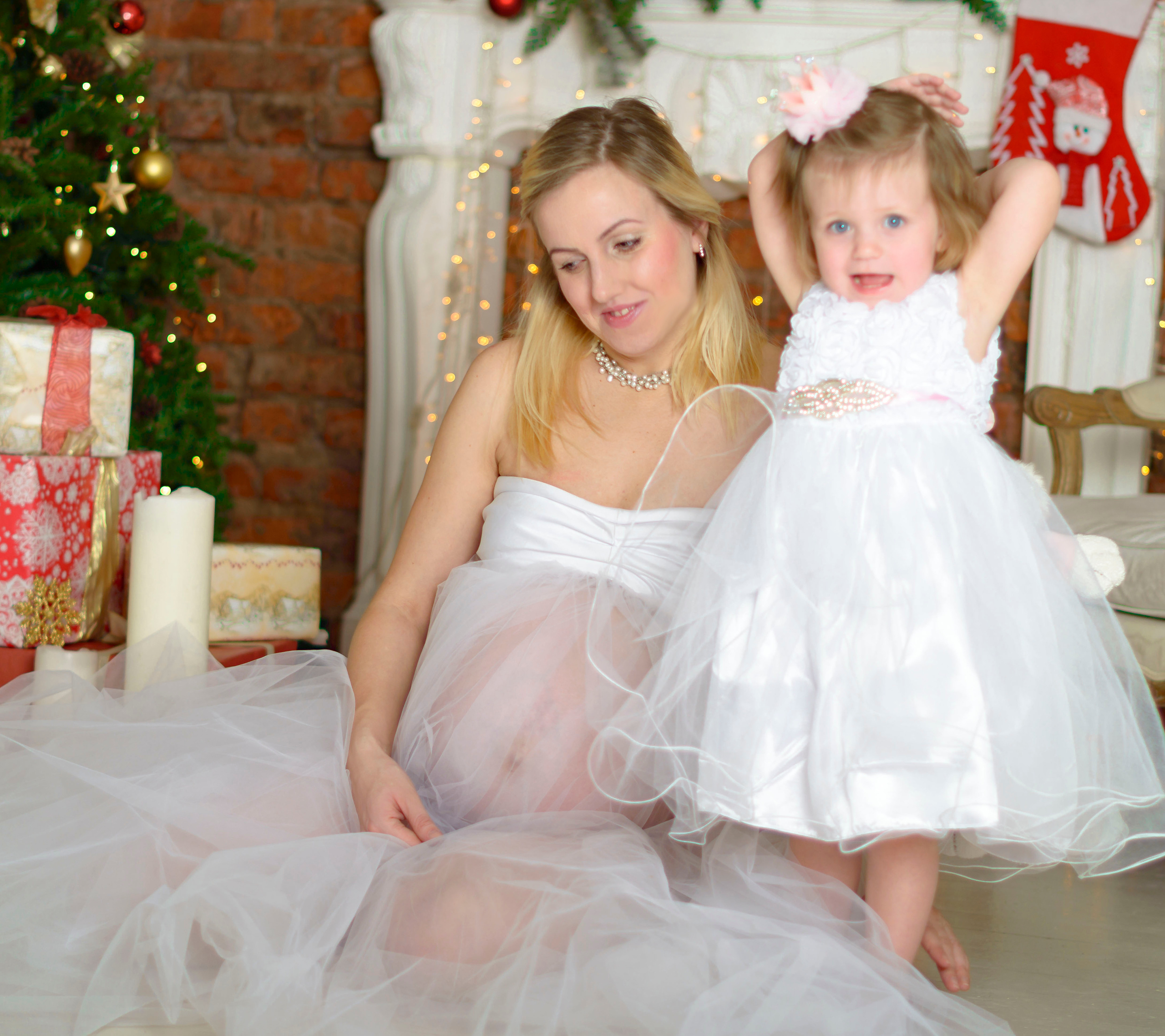 Новый Год Аня+маляш. Кристина Кудрявцева Фотограф в Москве