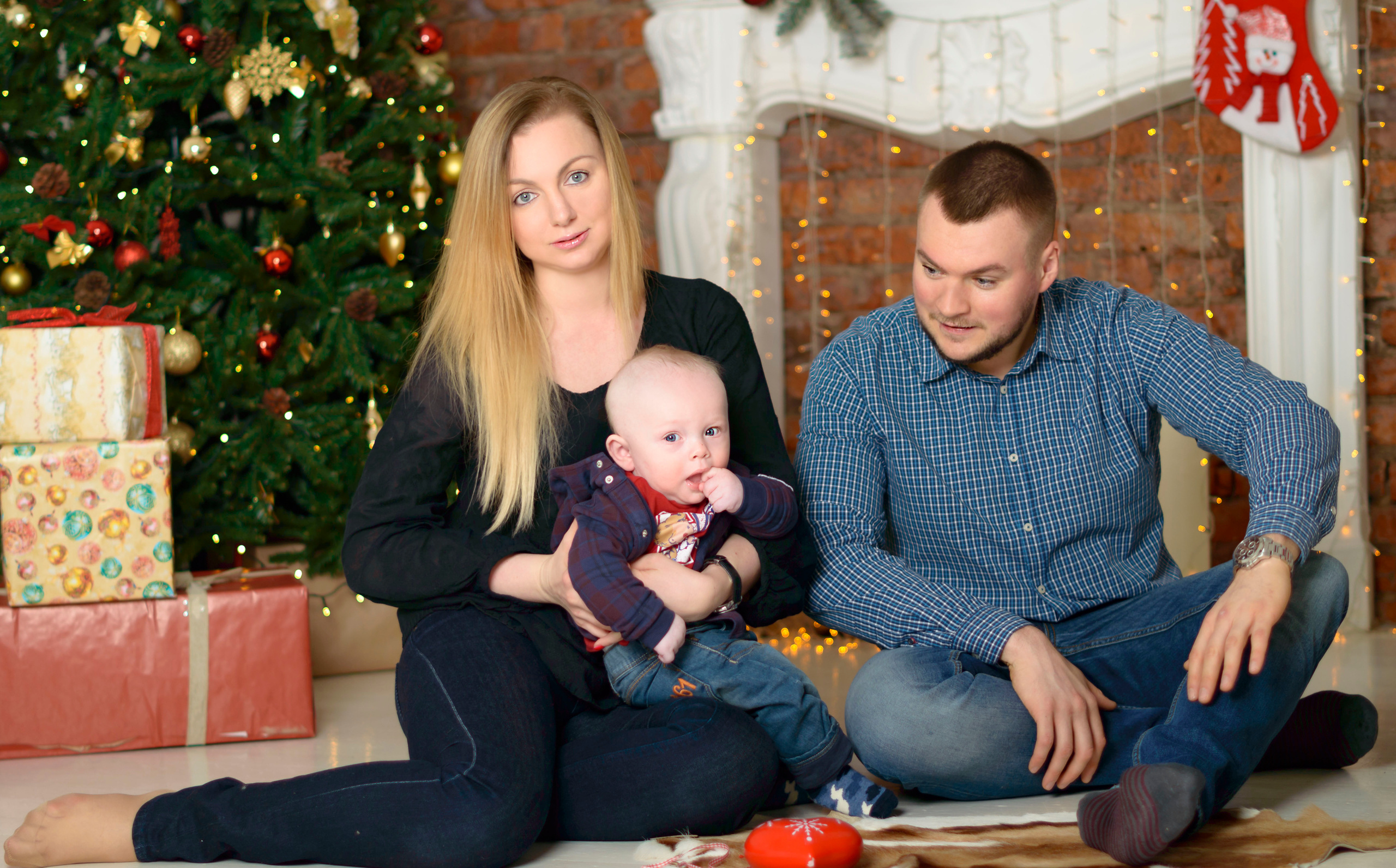 Новый Год О'Студиос Семья. Кристина Кудрявцева Фотограф в Москве