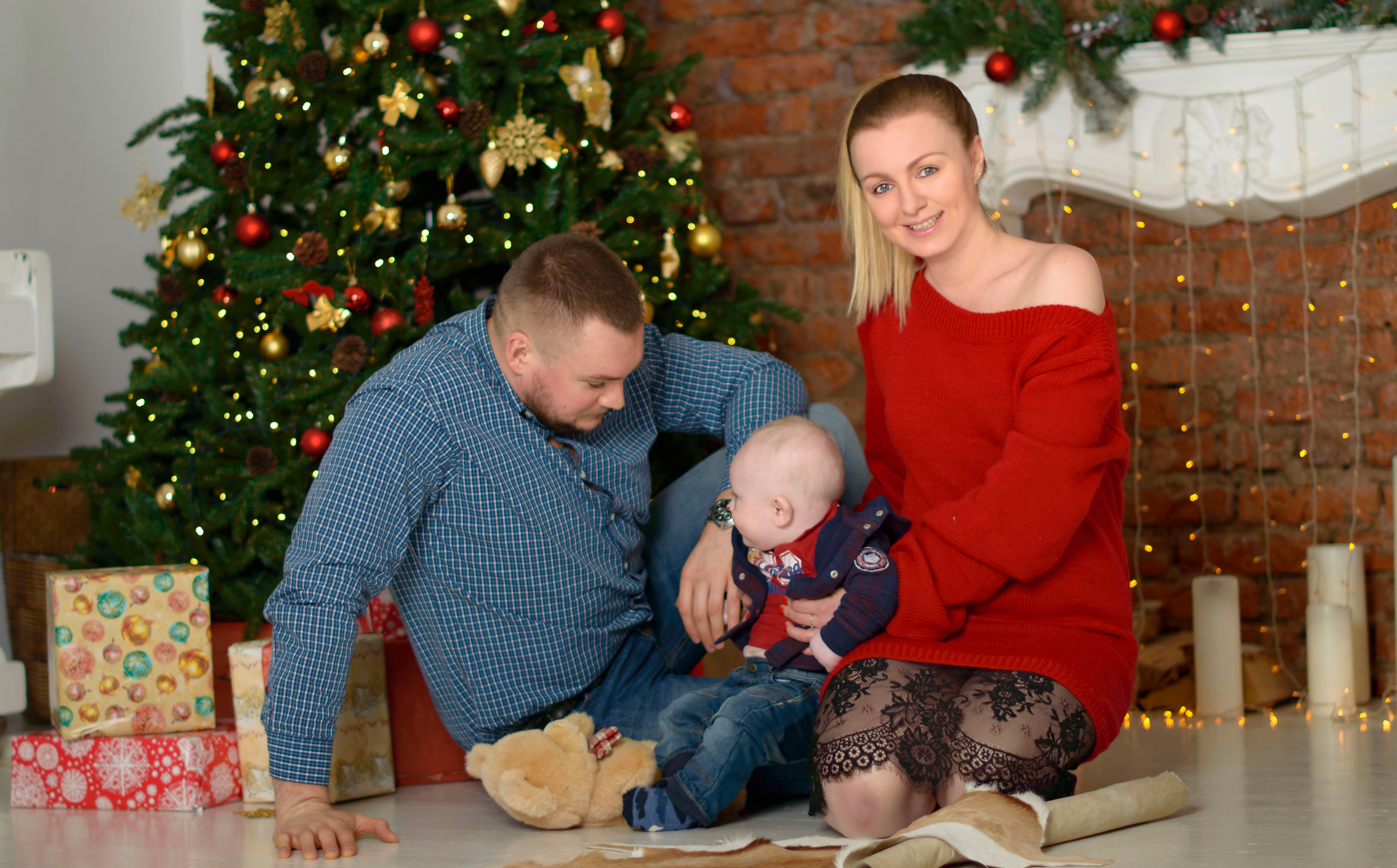 Новый Год О'Студиос Семья. Кристина Кудрявцева Фотограф в Москве