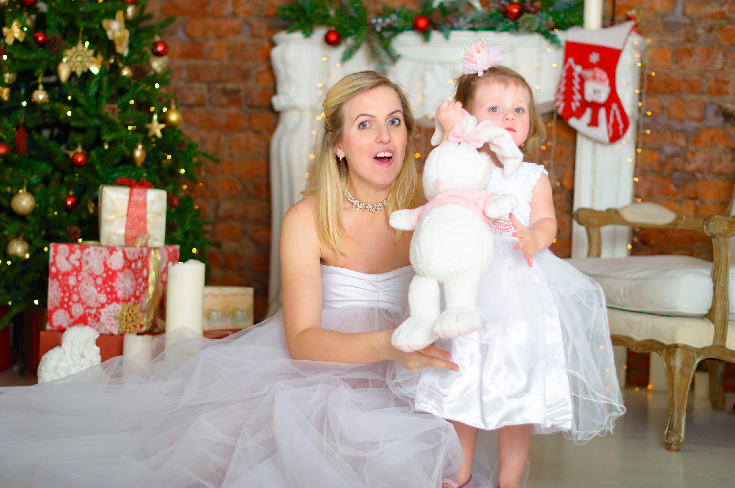 Новый Год Аня+маляш. Кристина Кудрявцева Фотограф в Москве