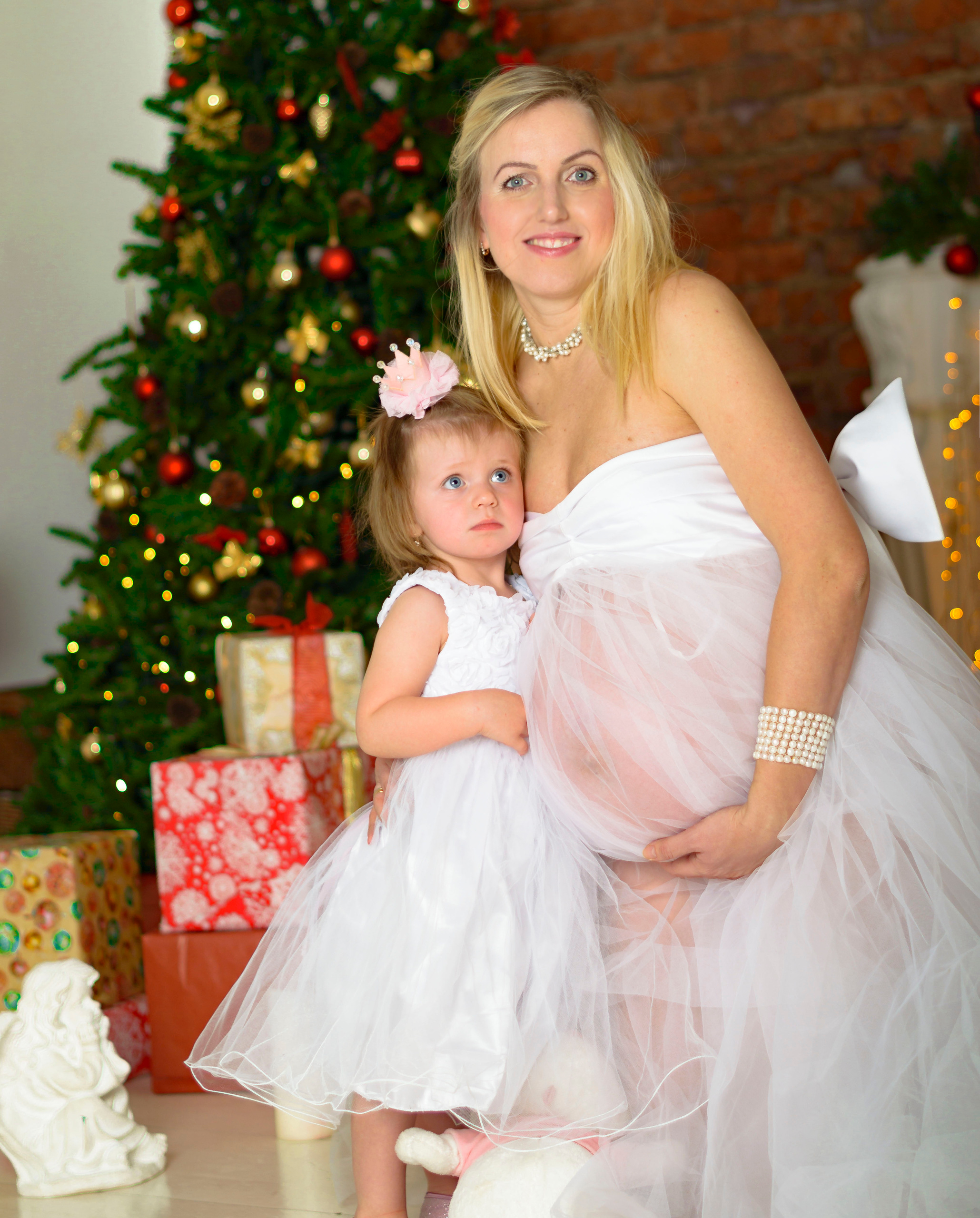 Новый Год Аня+маляш. Кристина Кудрявцева Фотограф в Москве