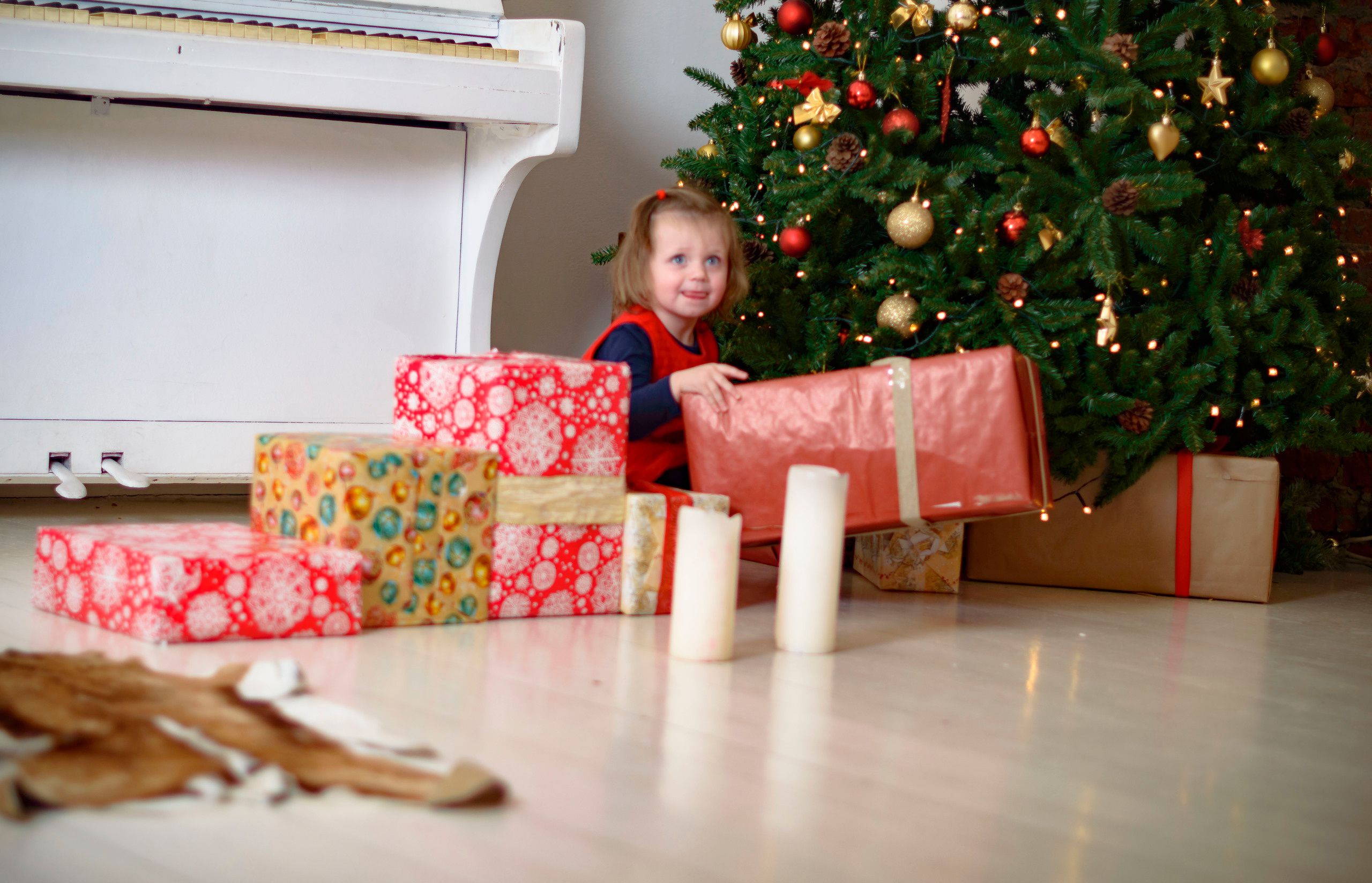 Новый Год Аня+маляш. Кристина Кудрявцева Фотограф в Москве