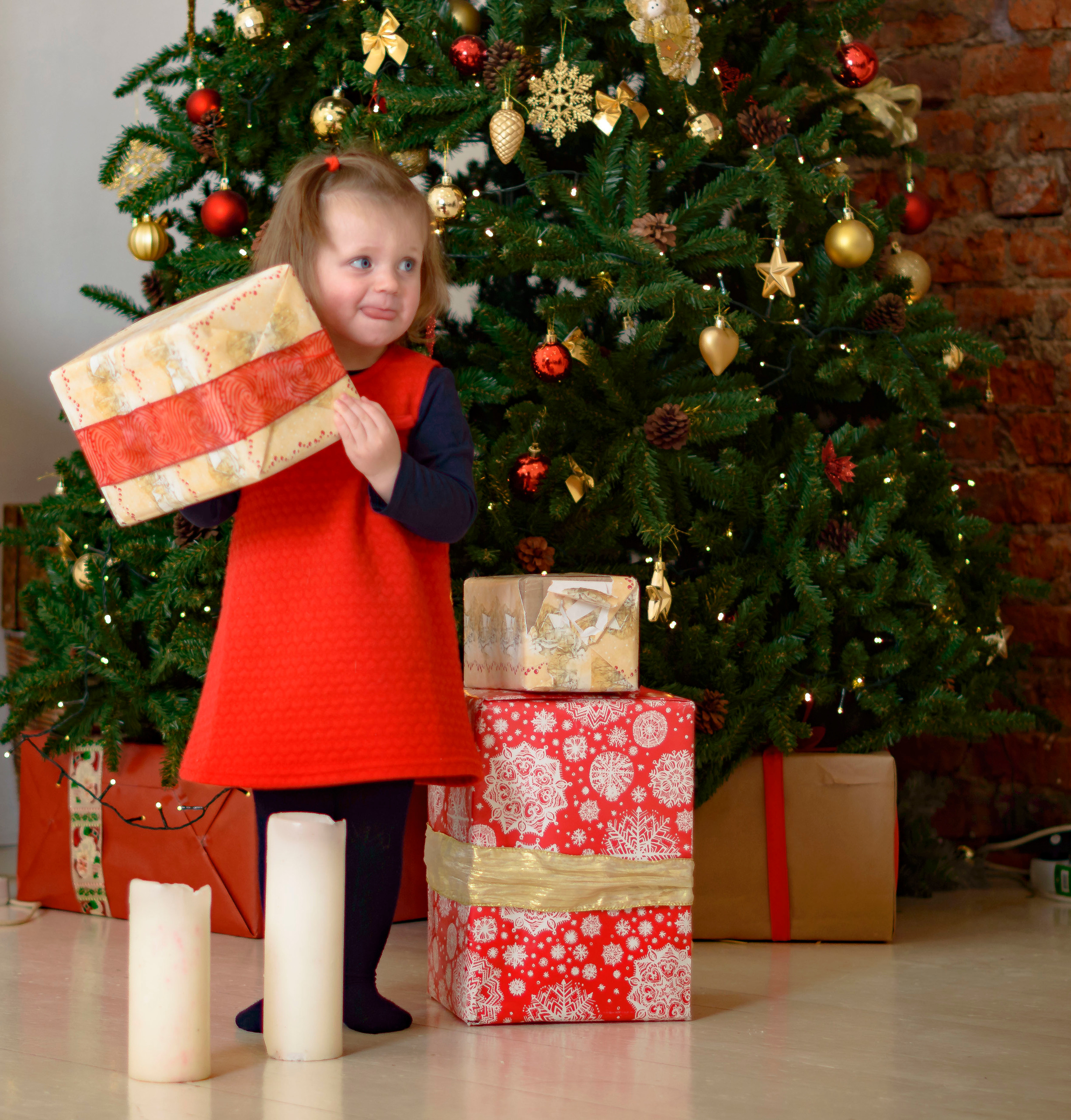 Новый Год Аня+маляш. Кристина Кудрявцева Фотограф в Москве