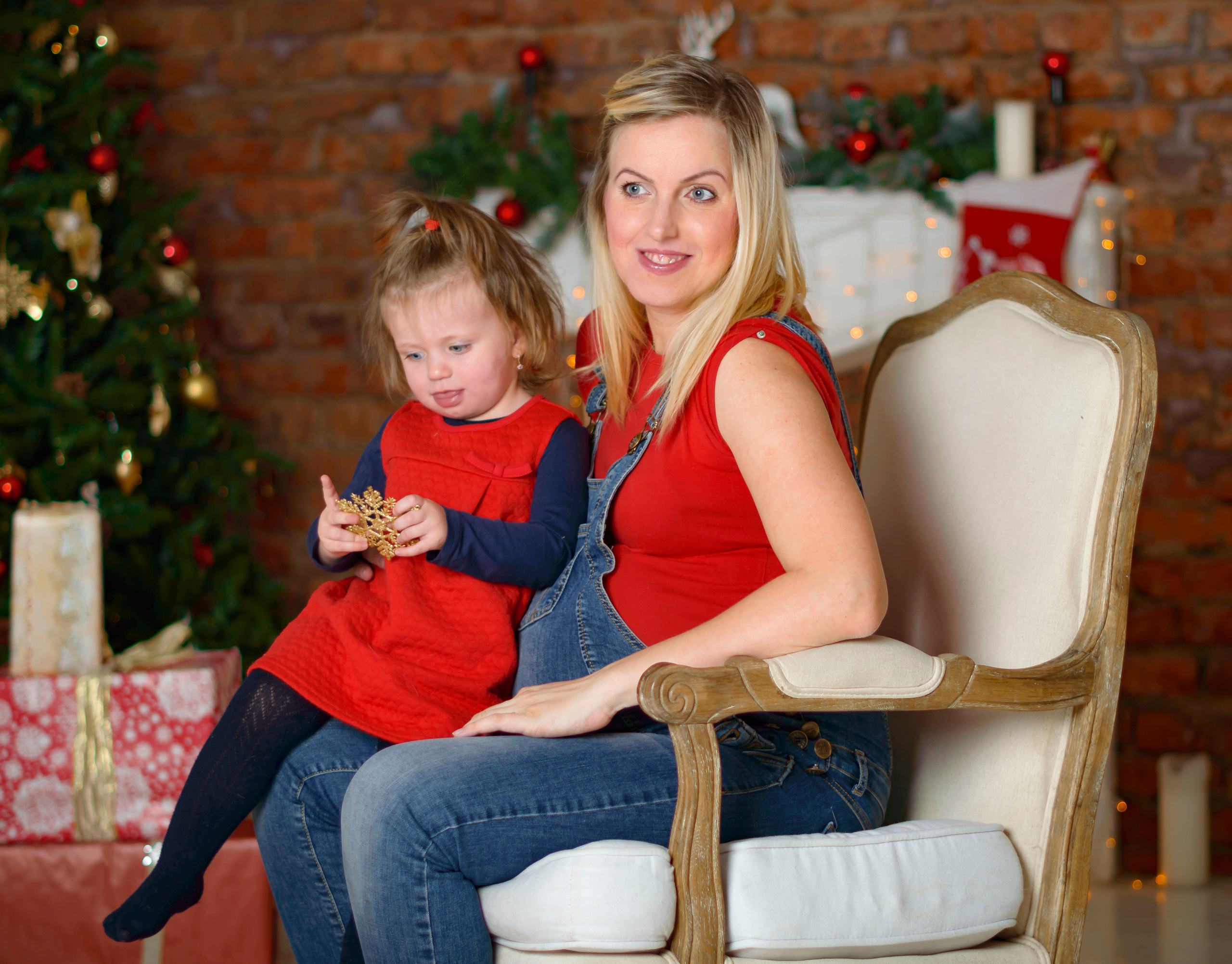 Новый Год Аня+маляш. Кристина Кудрявцева Фотограф в Москве