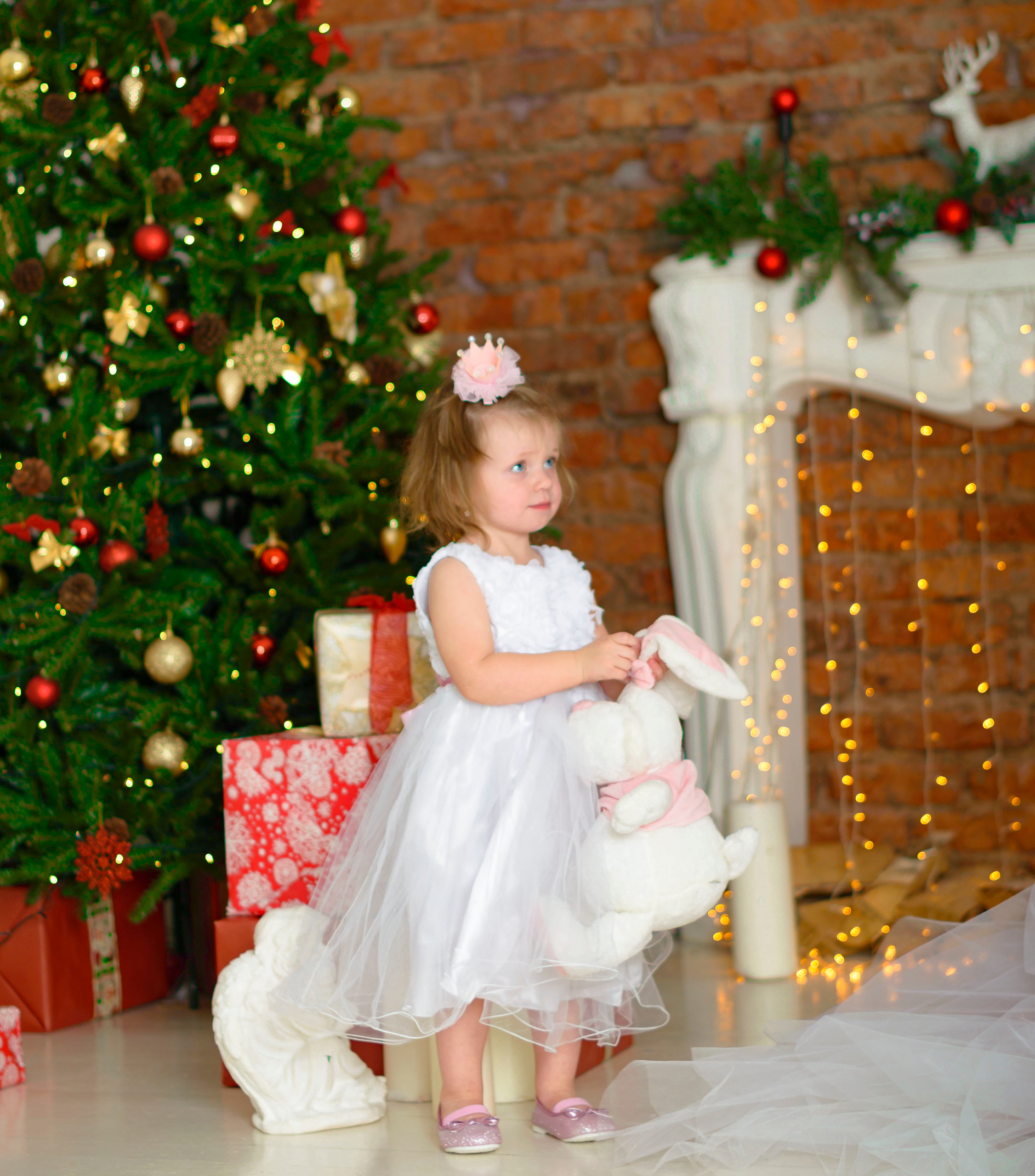 Новый Год Аня+маляш. Кристина Кудрявцева Фотограф в Москве