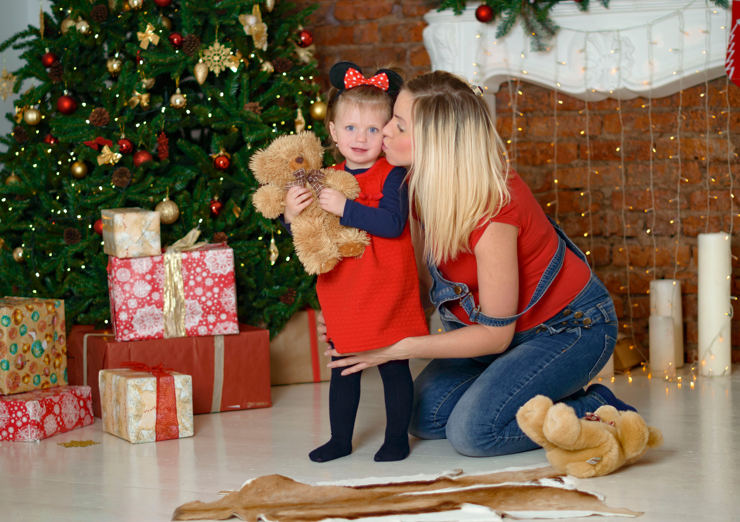 Новый Год Аня+маляш. Кристина Кудрявцева Фотограф в Москве