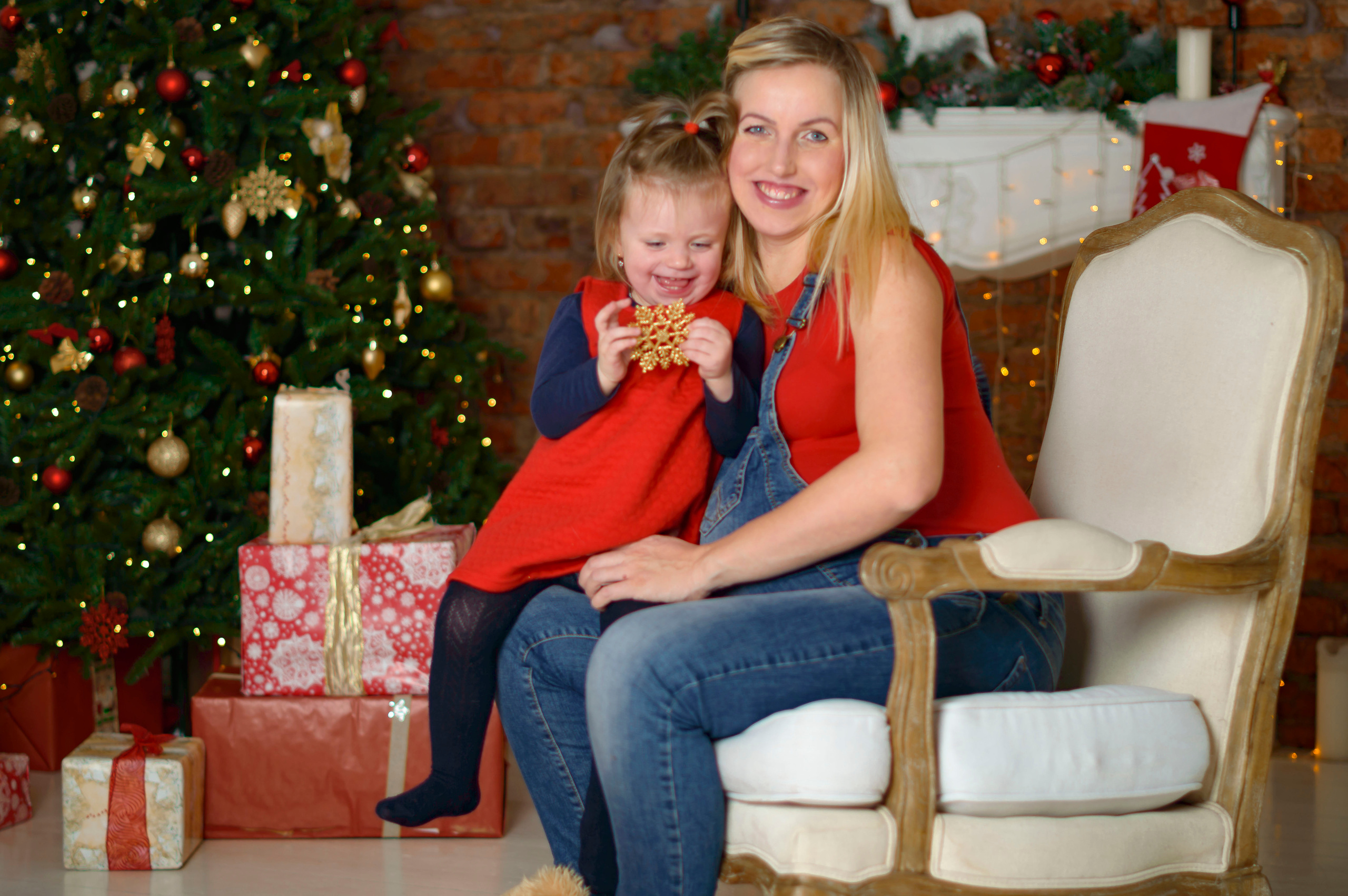 Новый Год Аня+маляш. Кристина Кудрявцева Фотограф в Москве