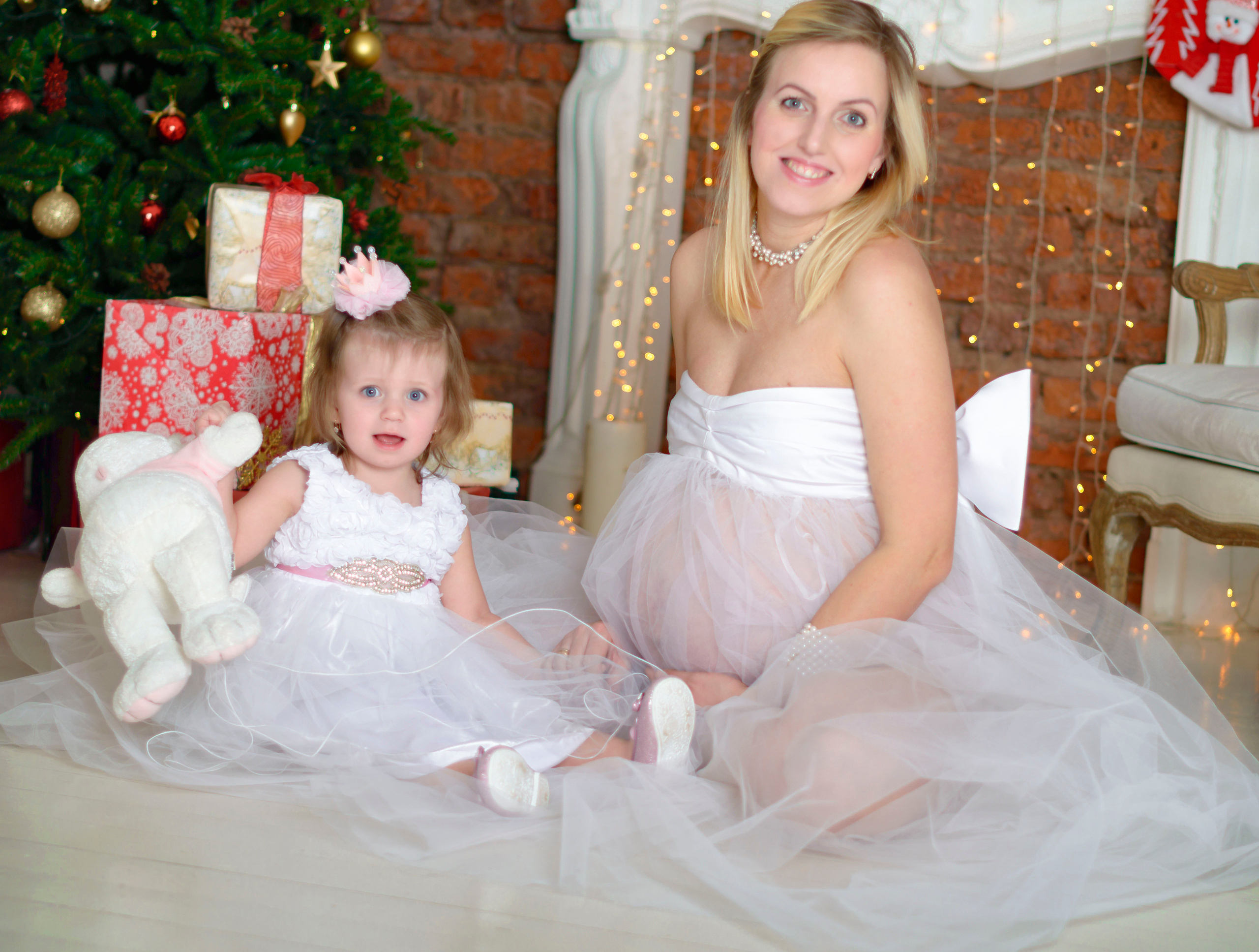 Новый Год Аня+маляш. Кристина Кудрявцева Фотограф в Москве