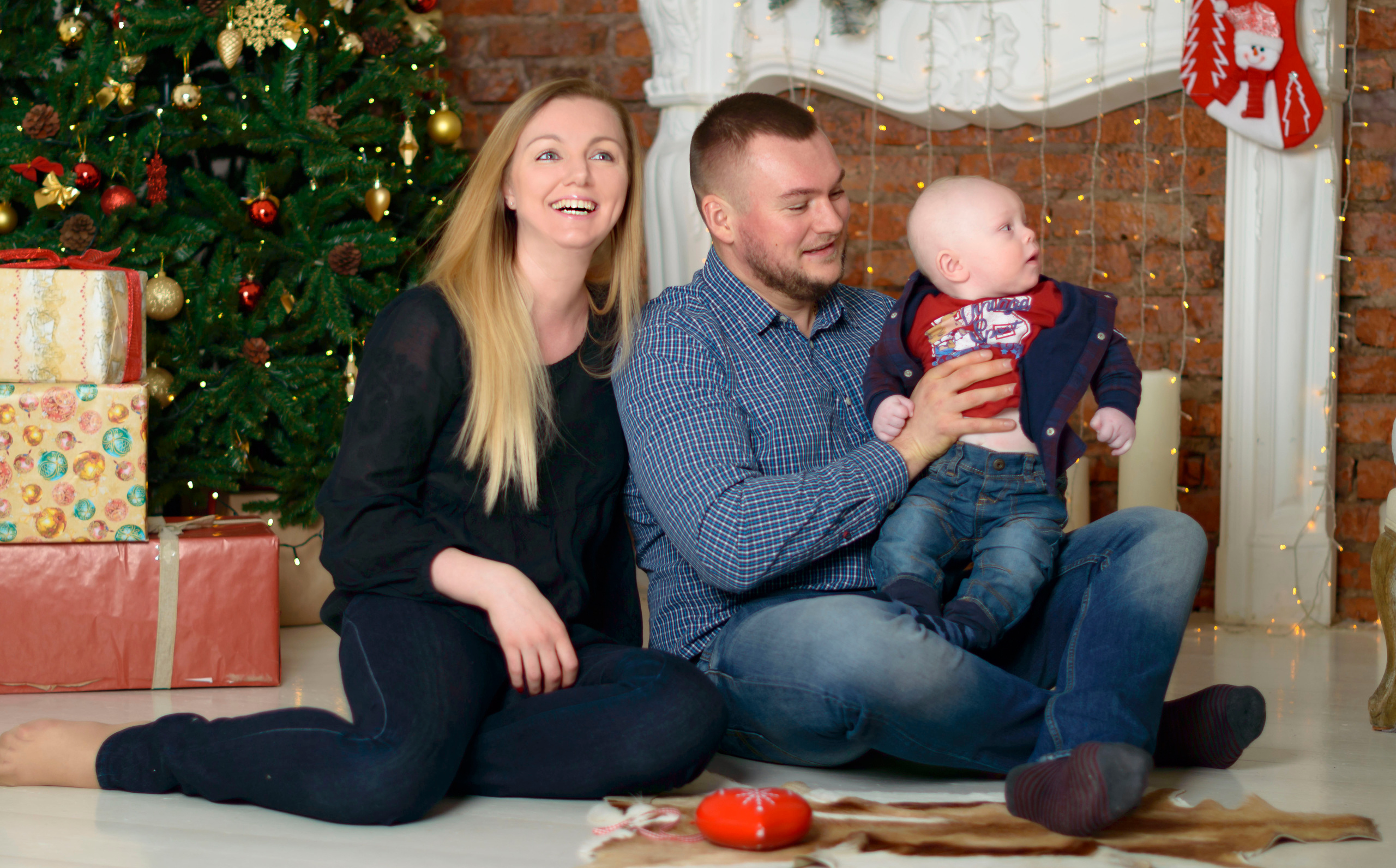 Новый Год О'Студиос Семья. Кристина Кудрявцева Фотограф в Москве