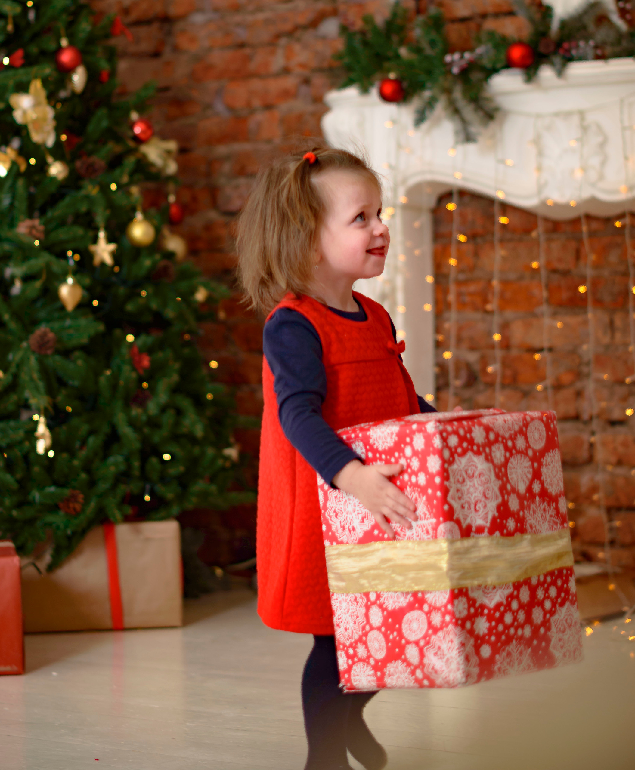 Новый Год Аня+маляш. Кристина Кудрявцева Фотограф в Москве