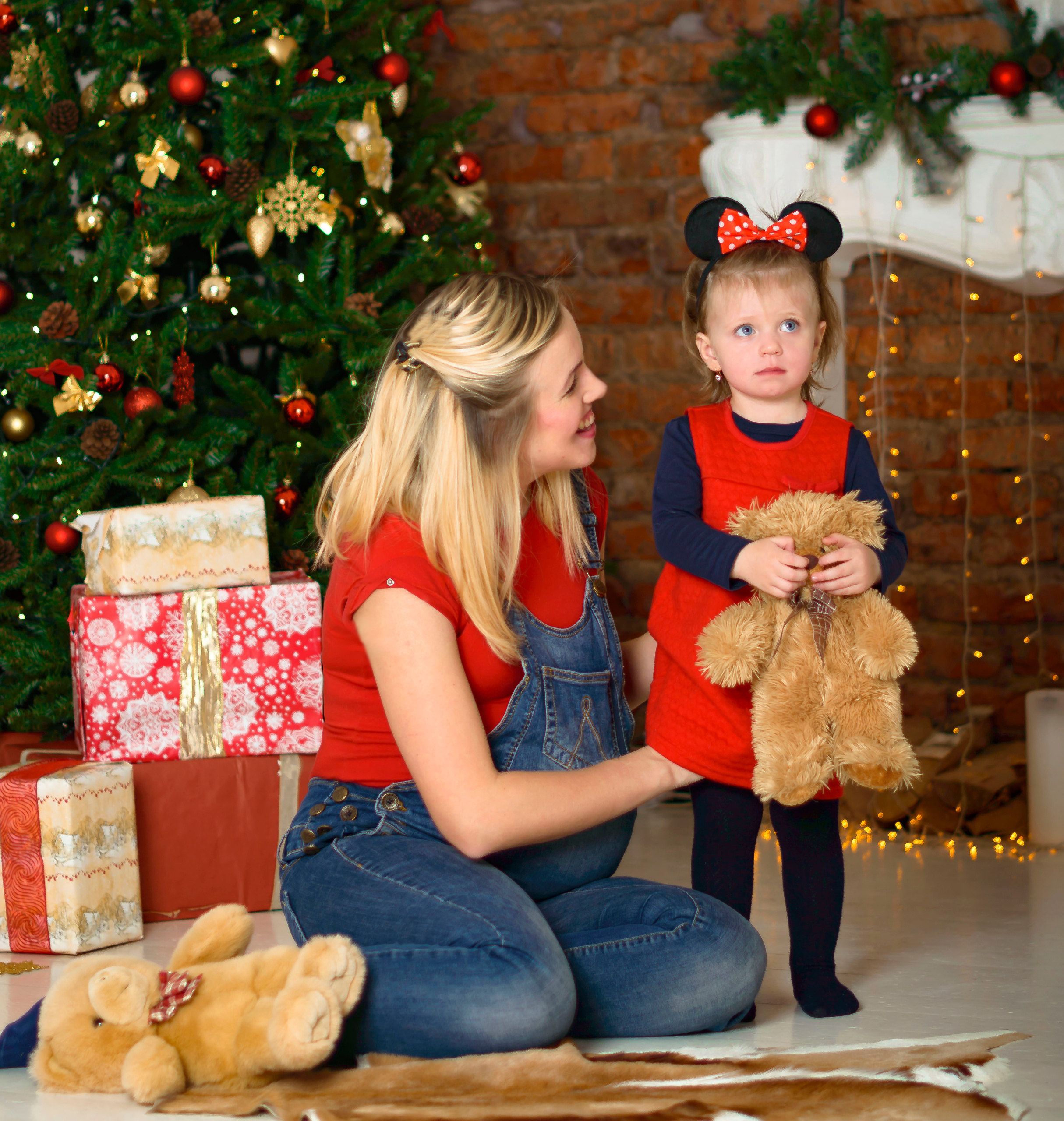 Новый Год Аня+маляш. Кристина Кудрявцева Фотограф в Москве