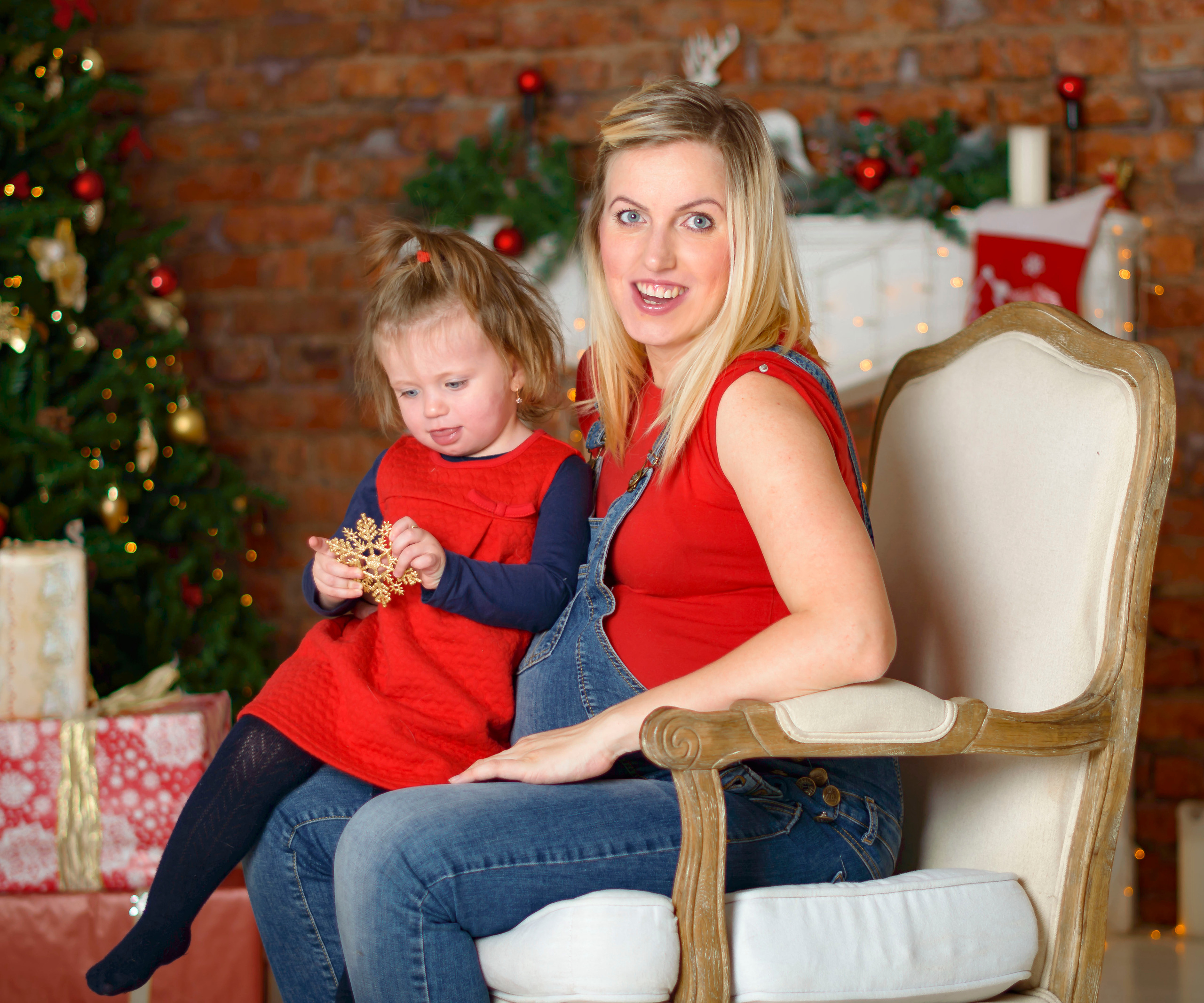 Новый Год Аня+маляш. Кристина Кудрявцева Фотограф в Москве