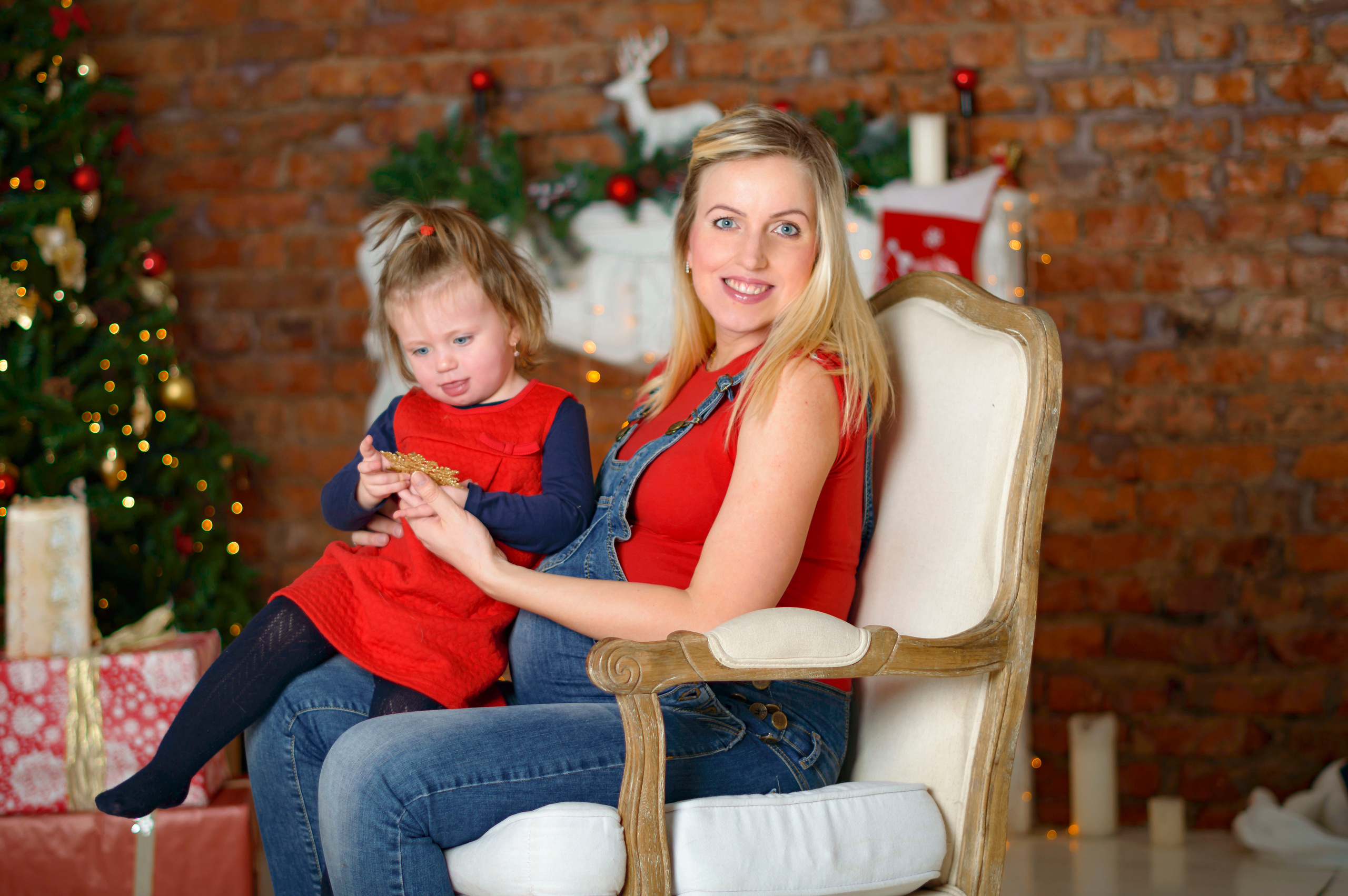 Новый Год Аня+маляш. Кристина Кудрявцева Фотограф в Москве