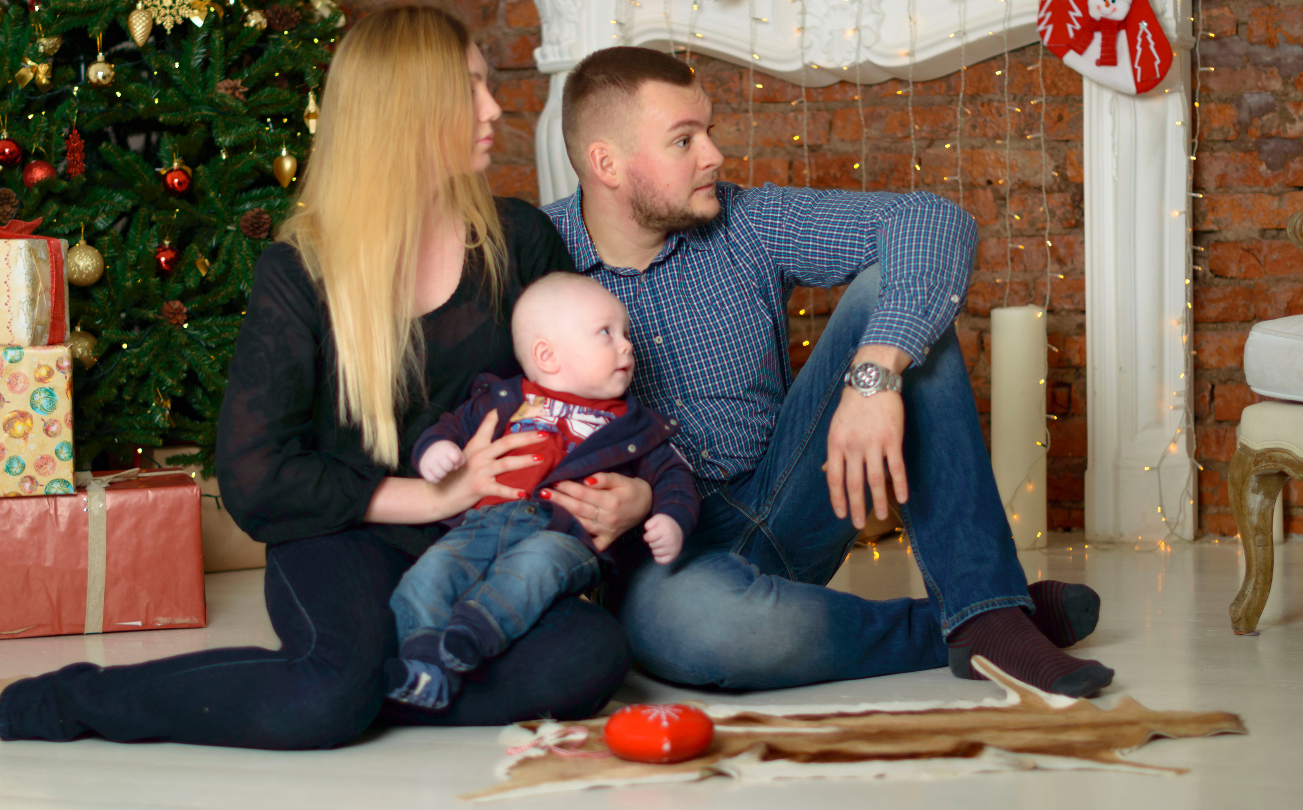 Новый Год О'Студиос Семья. Кристина Кудрявцева Фотограф в Москве