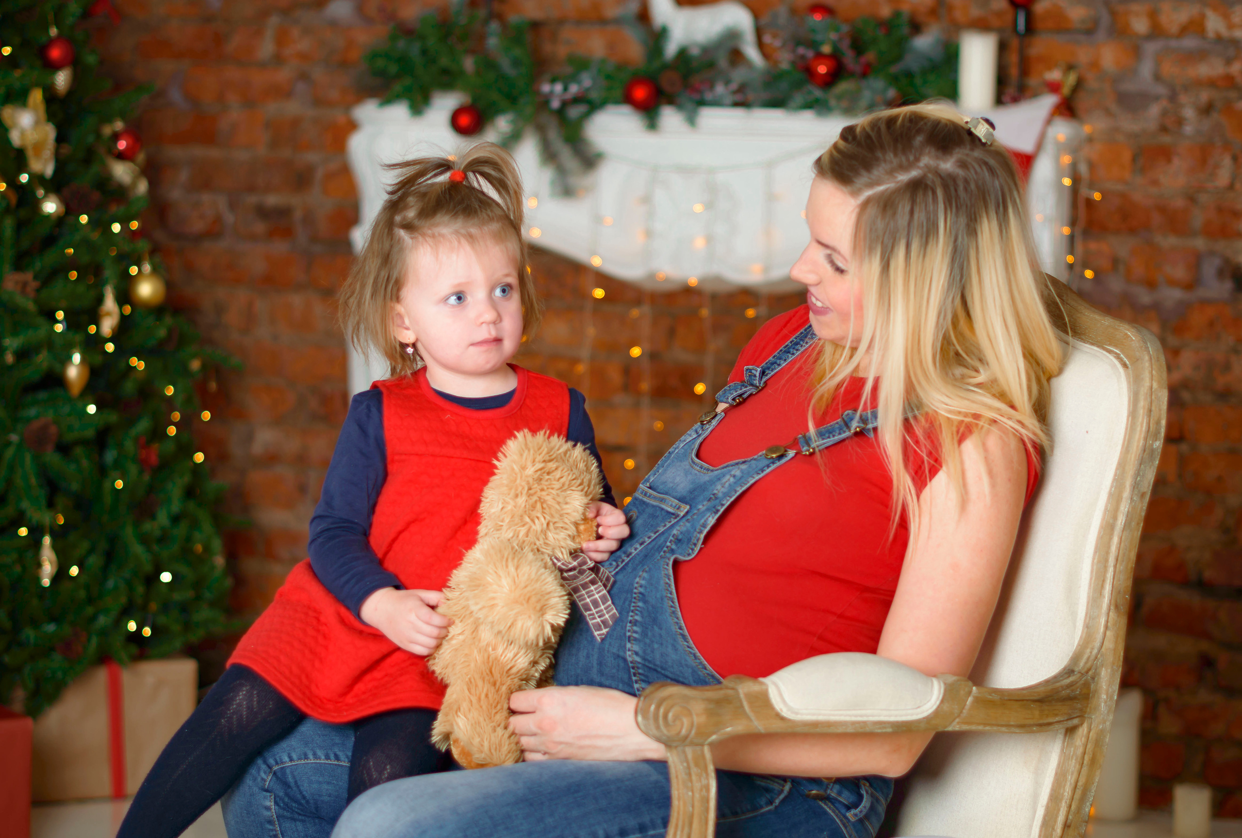 Новый Год Аня+маляш. Кристина Кудрявцева Фотограф в Москве