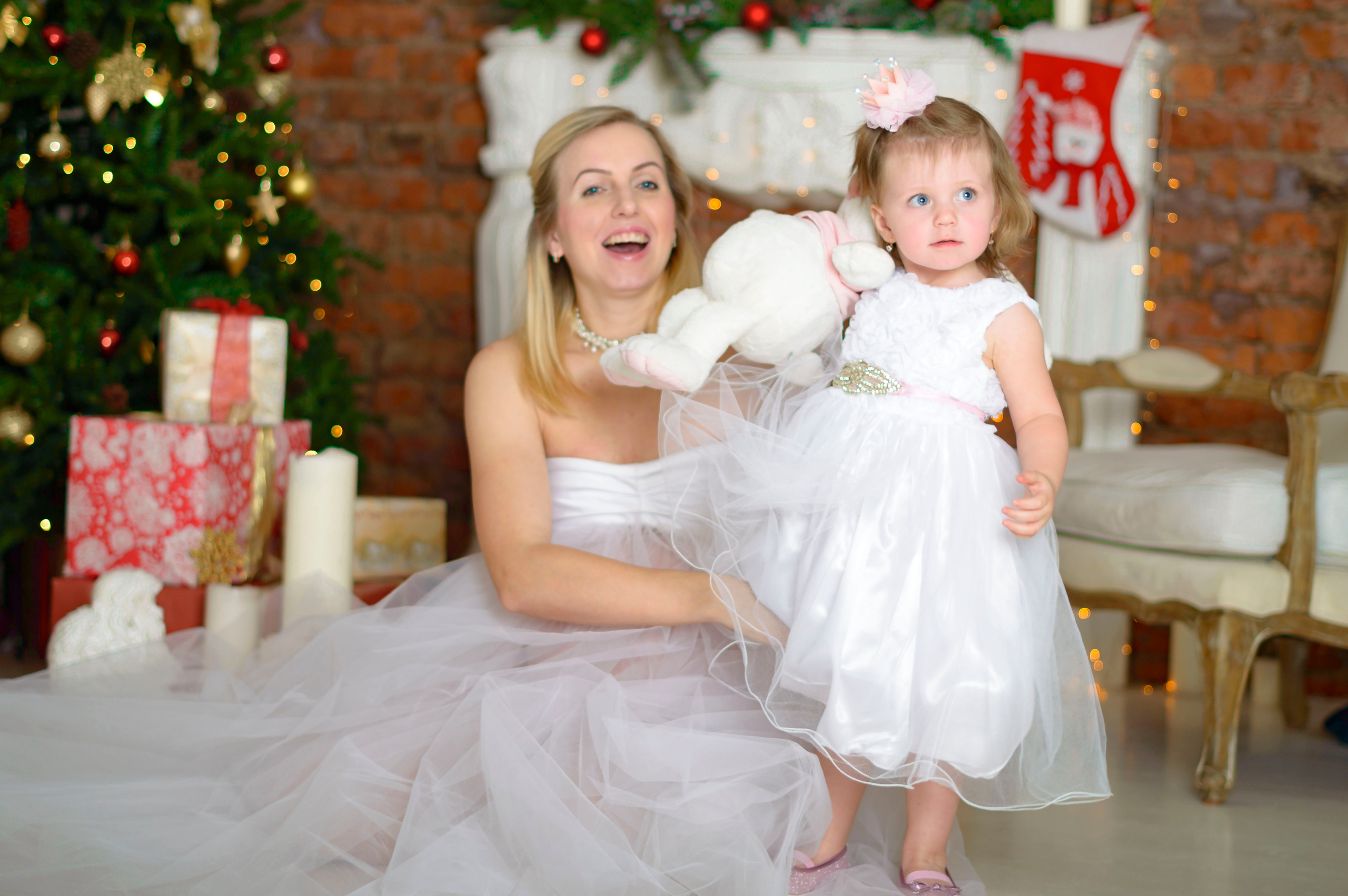 Новый Год Аня+маляш. Кристина Кудрявцева Фотограф в Москве