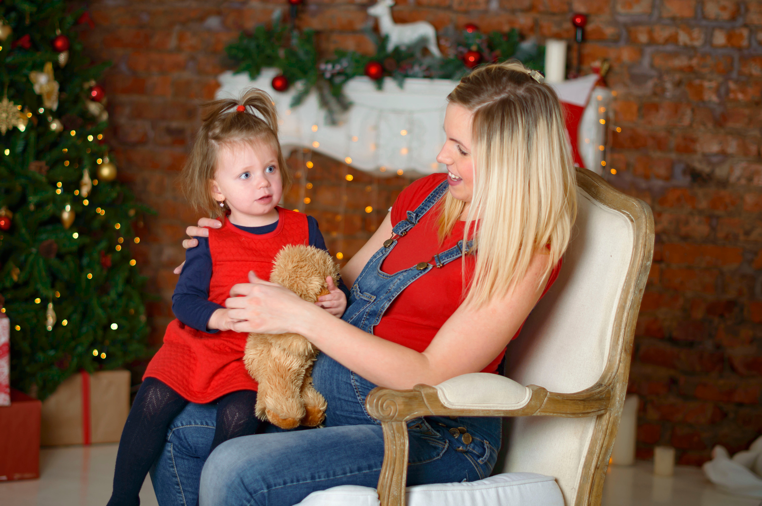Новый Год Аня+маляш. Кристина Кудрявцева Фотограф в Москве