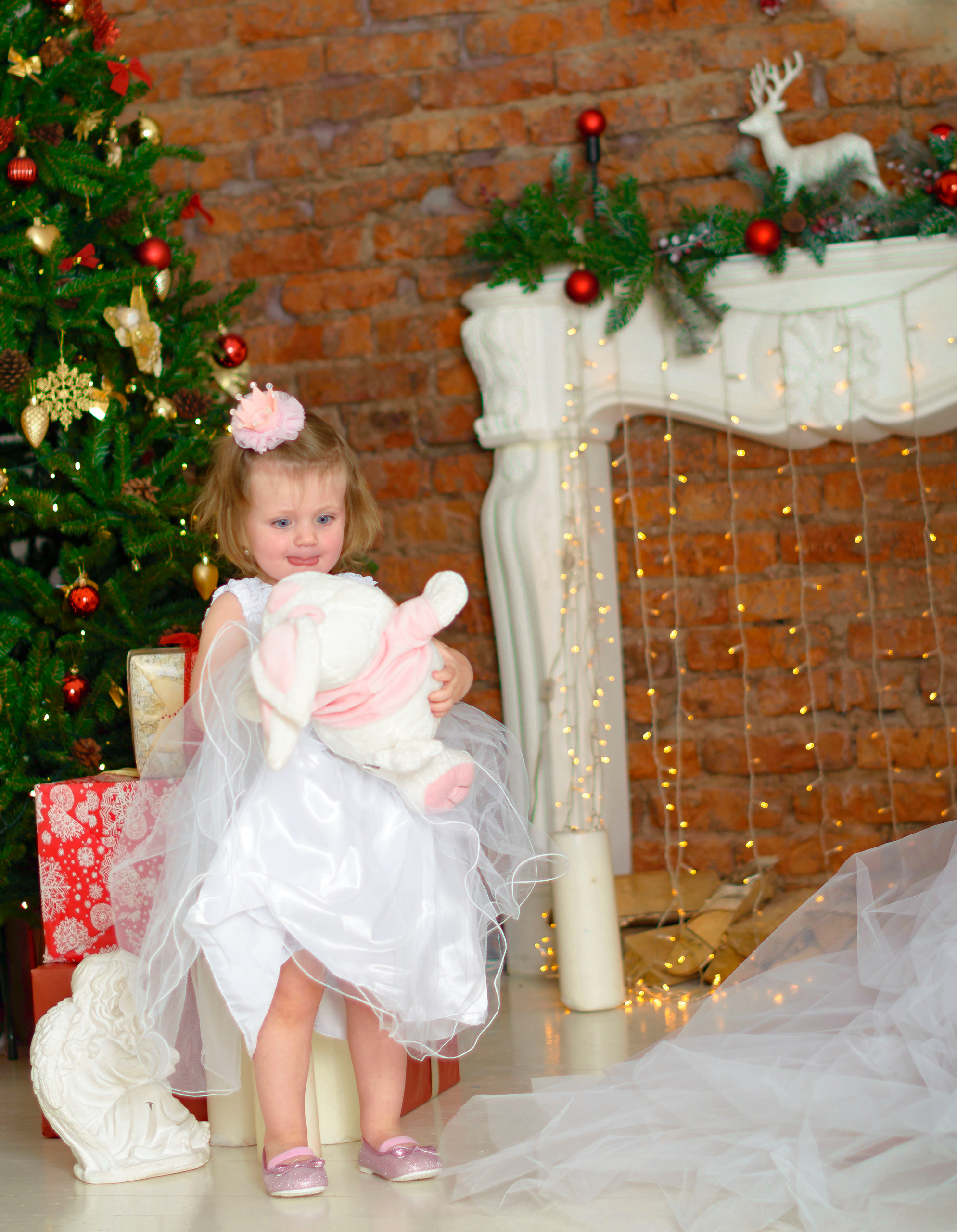 Новый Год Аня+маляш. Кристина Кудрявцева Фотограф в Москве