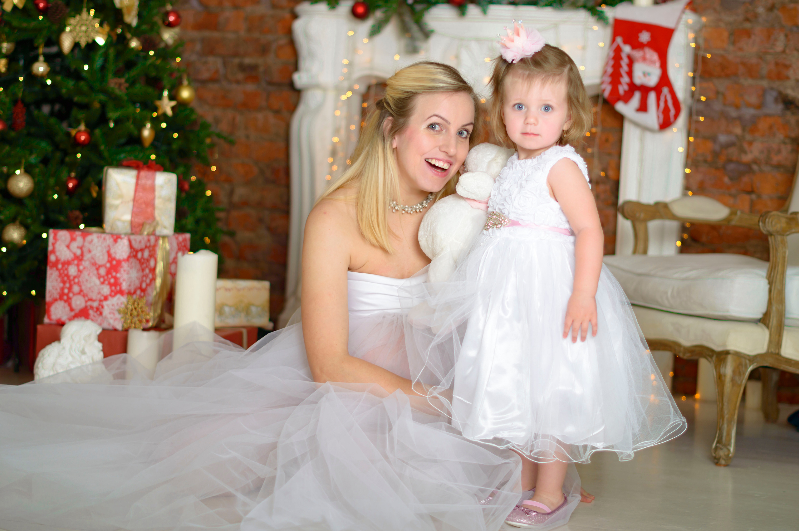 Новый Год Аня+маляш. Кристина Кудрявцева Фотограф в Москве