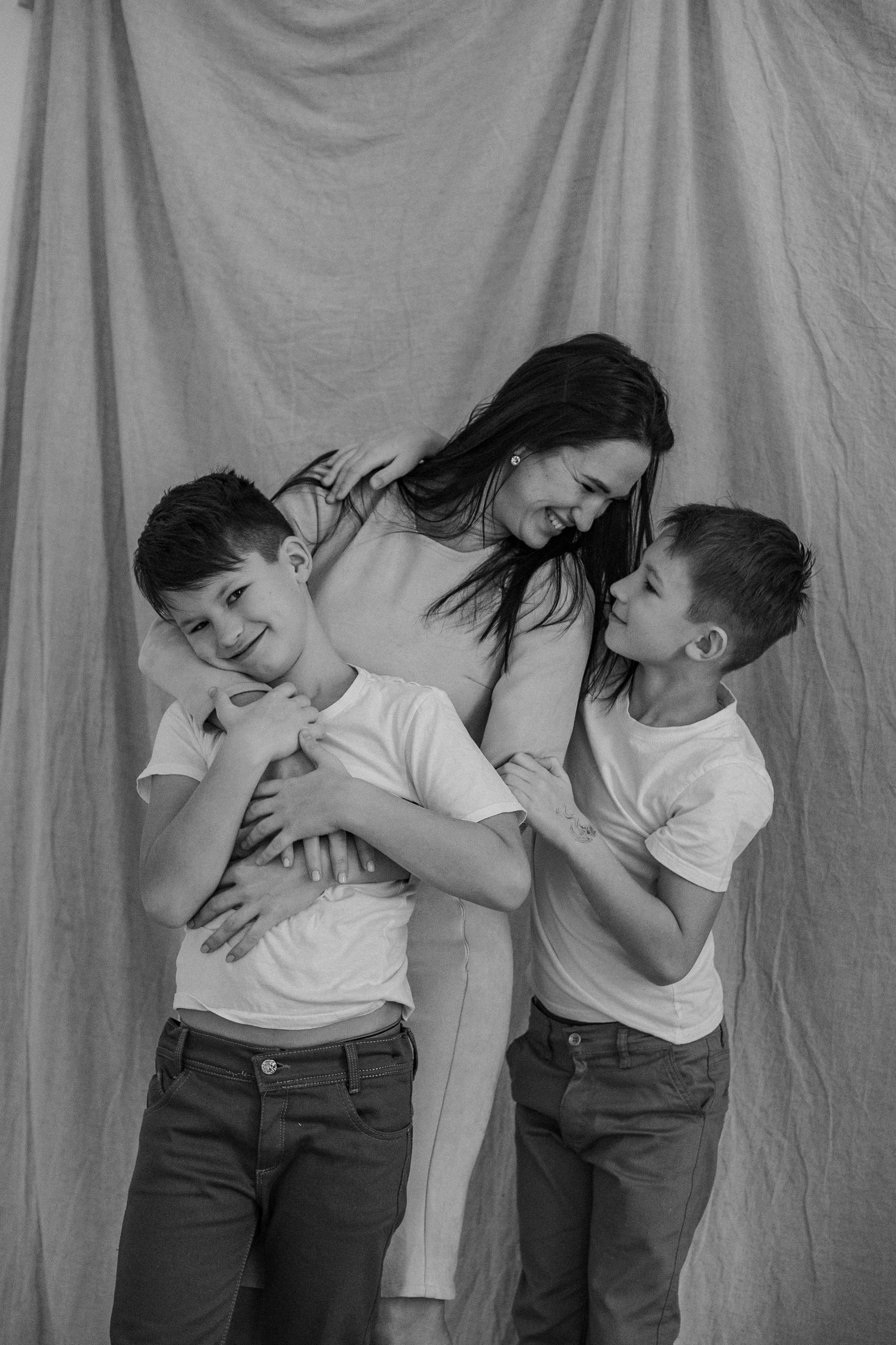 Семья Н. в фотостудии. Фотограф Ольга Игорева