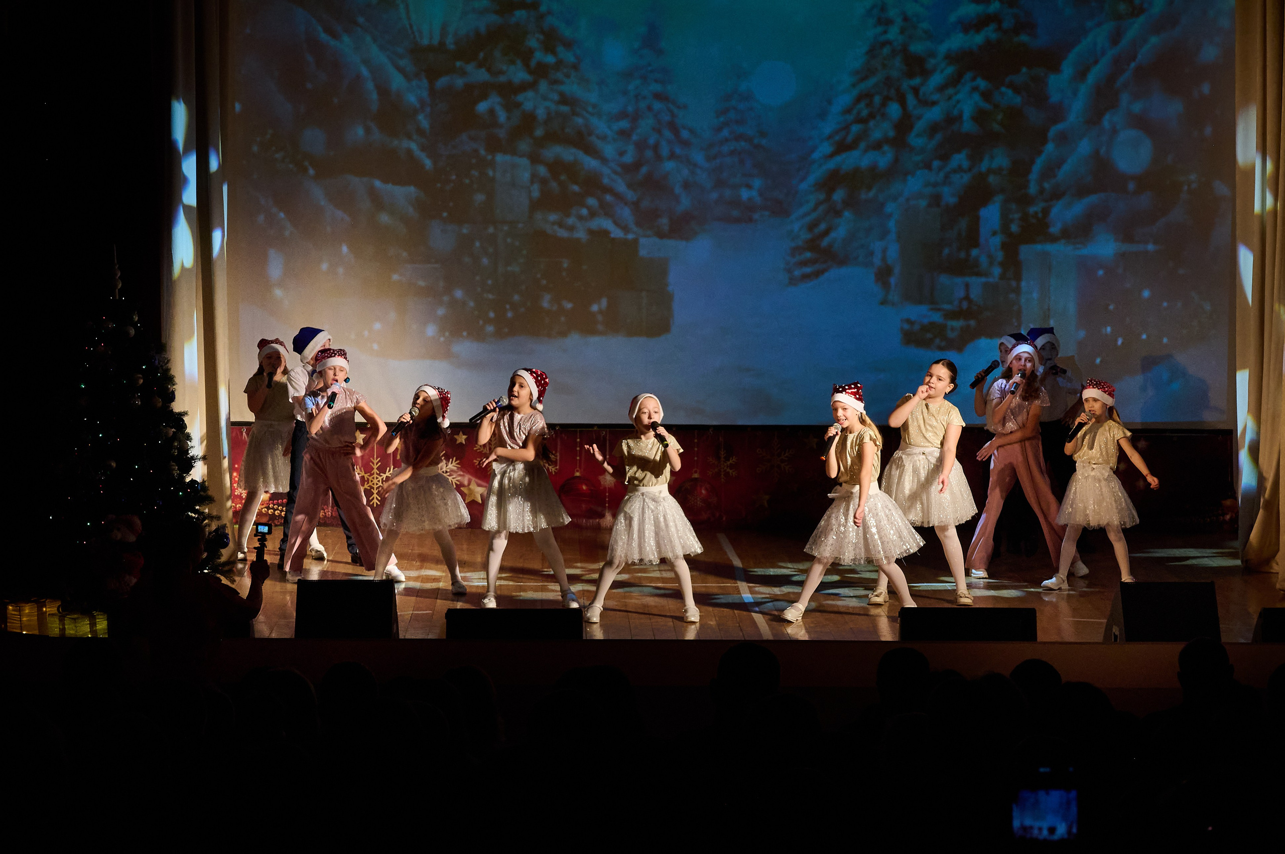 Новогодний концерт. Жизнь курорта Кабардинка в фотографиях