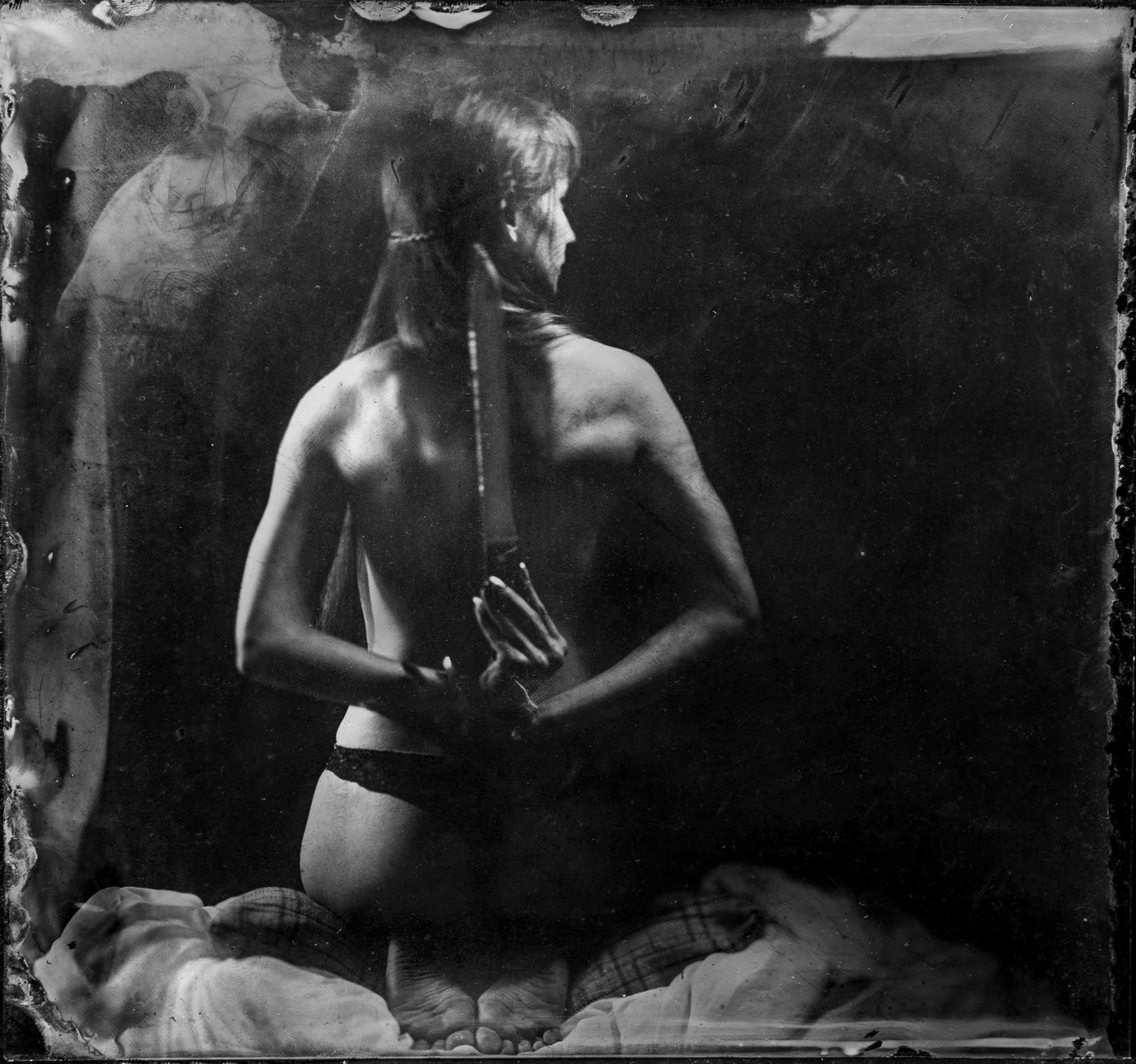 Author’s photo works in the ambrotype technique! Analog photography. Sergey Kondriuk art-photographer | artist