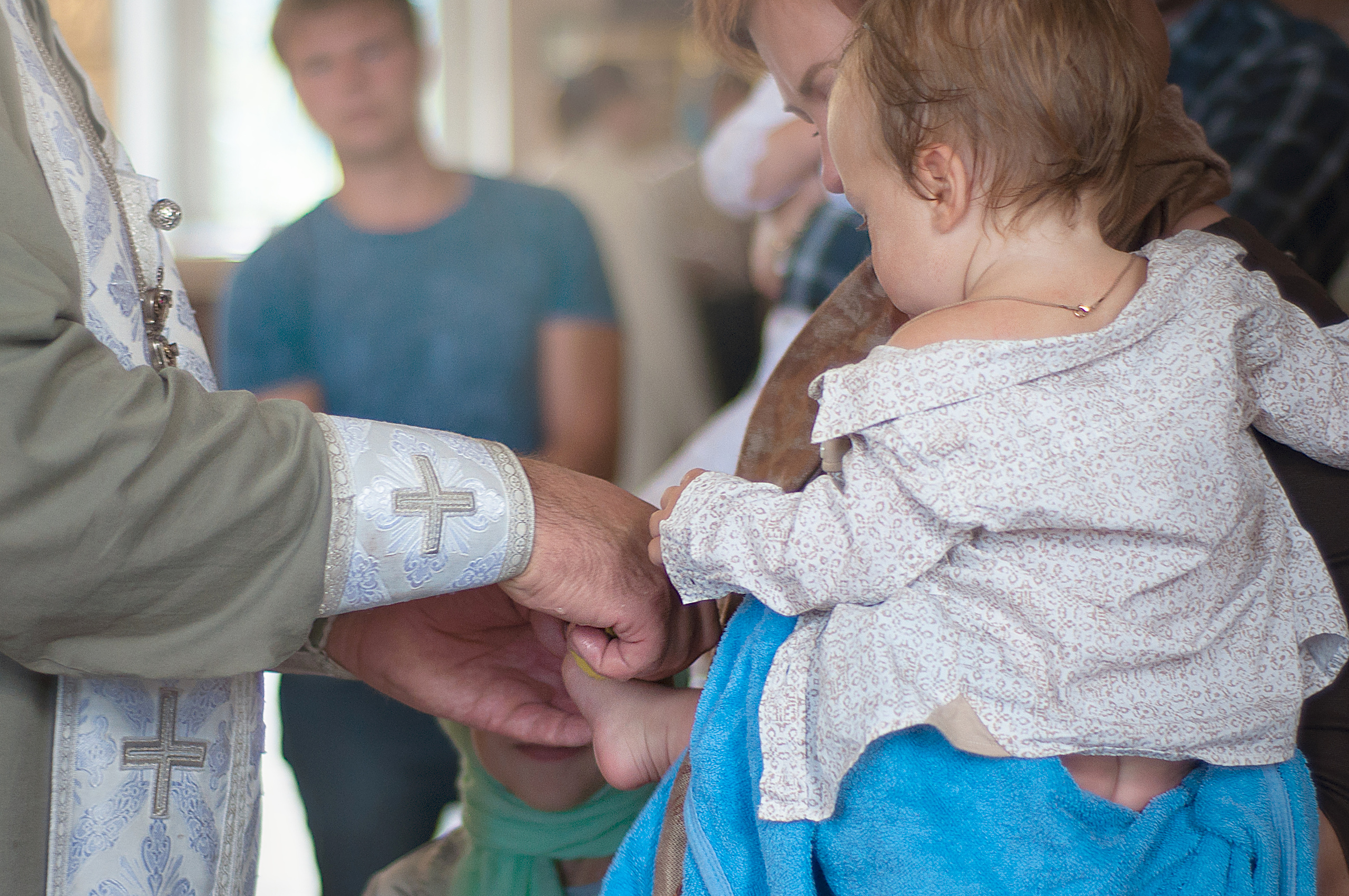 Крещение малыш фотограф Шаховская