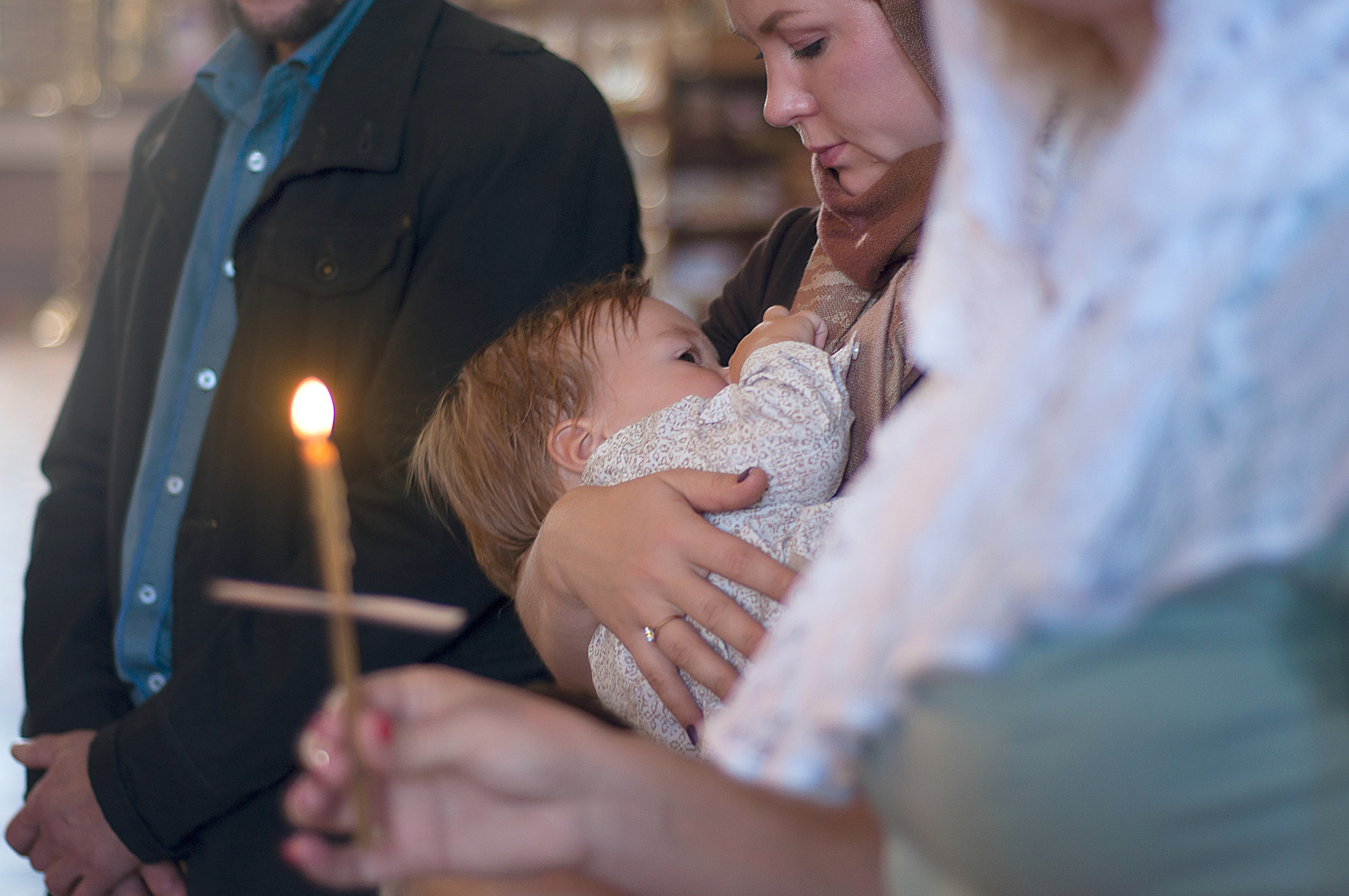 Крещение малыш фотограф Шаховская